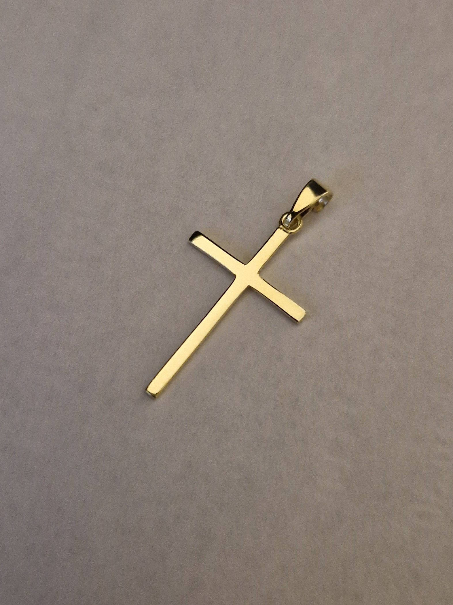 Religion Pendant Cross and in Gold 18k