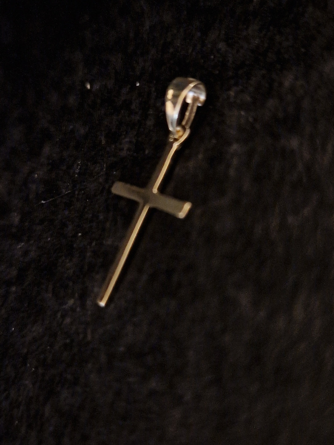 Religion Pendant Cross and in Gold 18k