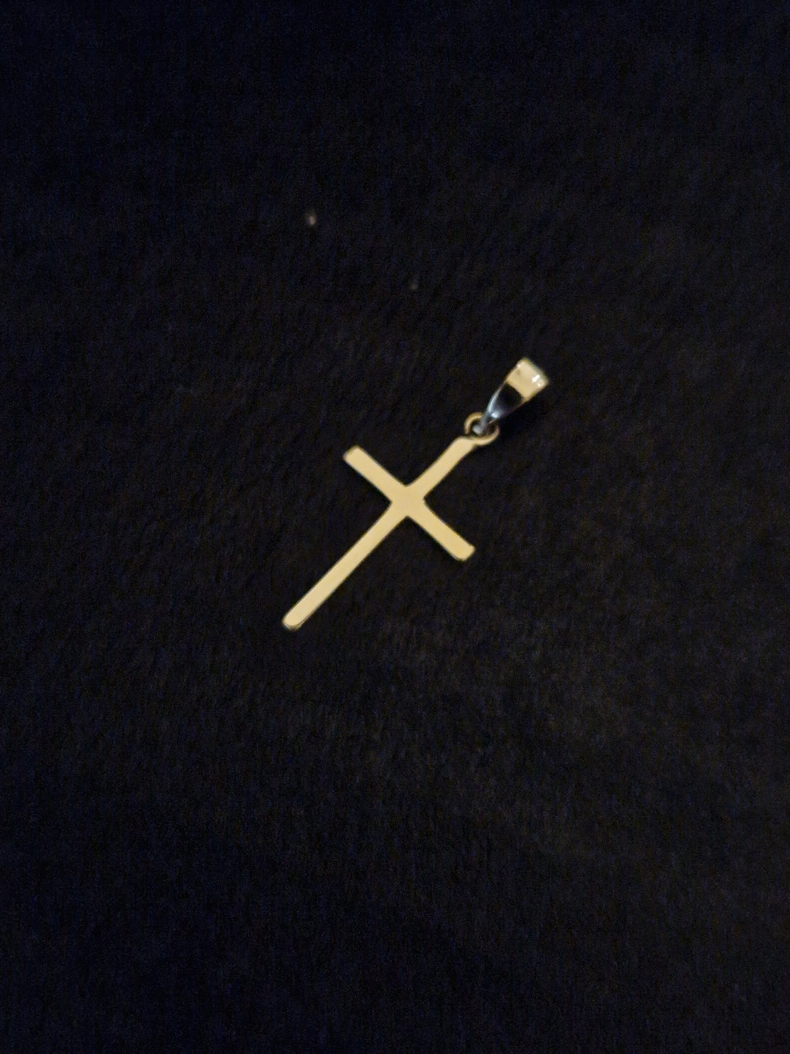 Religion Pendant Cross and in Gold 18k