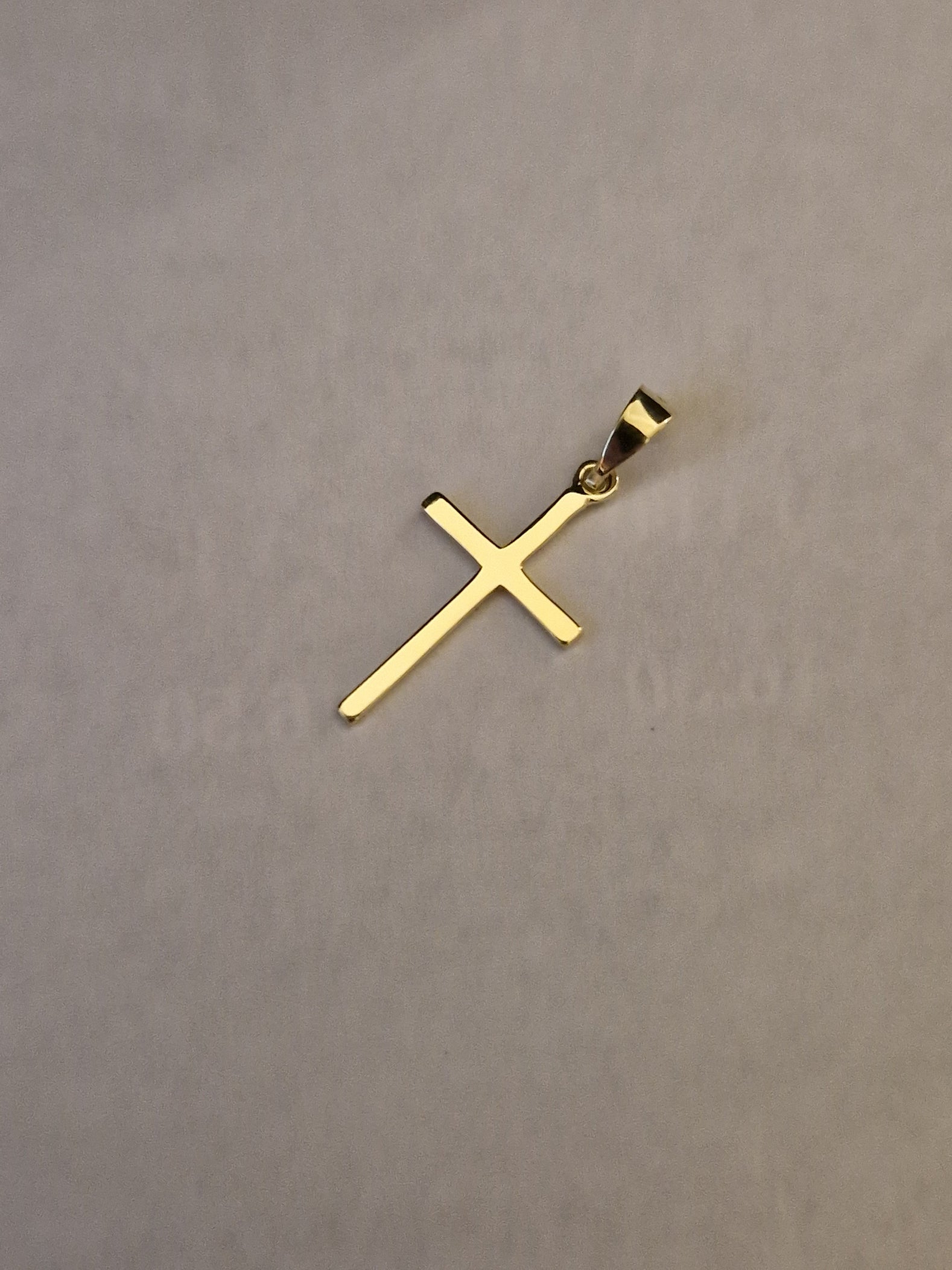 Religion Pendant Cross and in Gold 18k