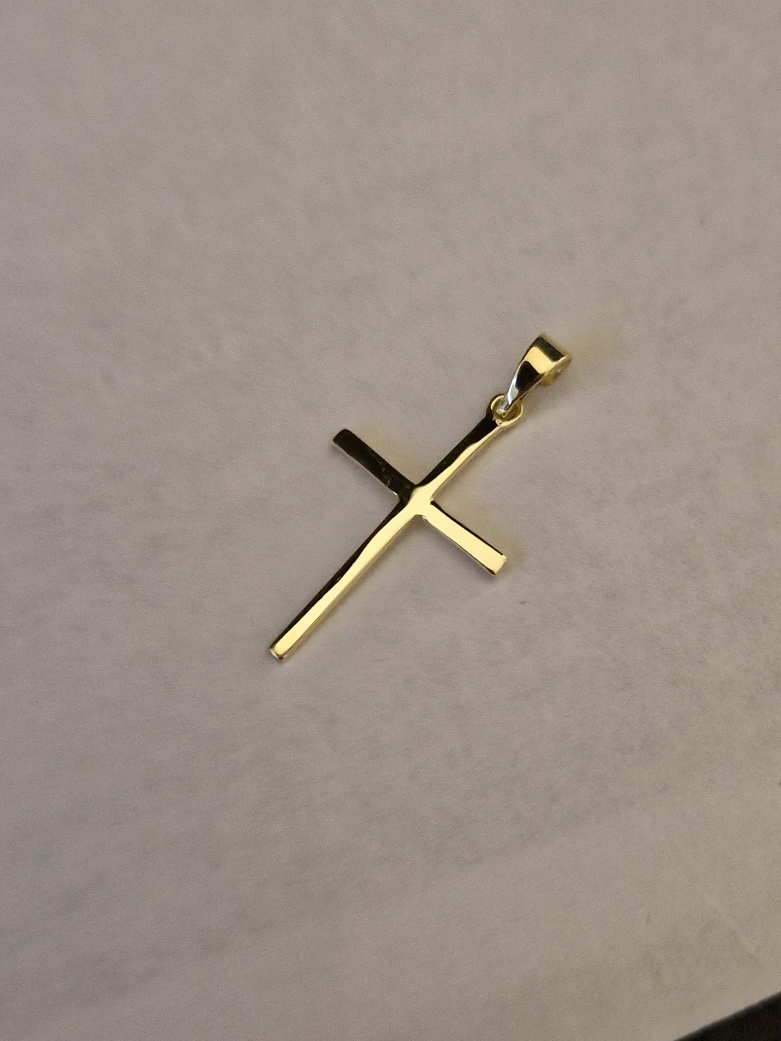 Religion Pendant Cross and in Gold 18k