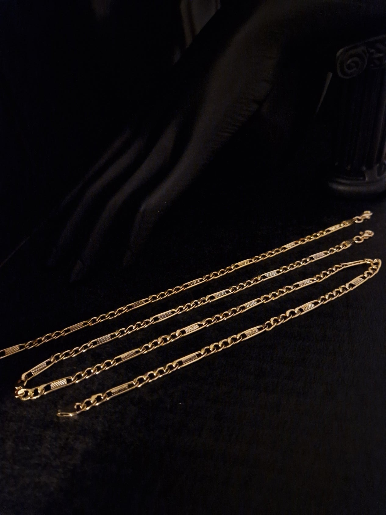 Half Set Chain And Bracelet Gold 18k