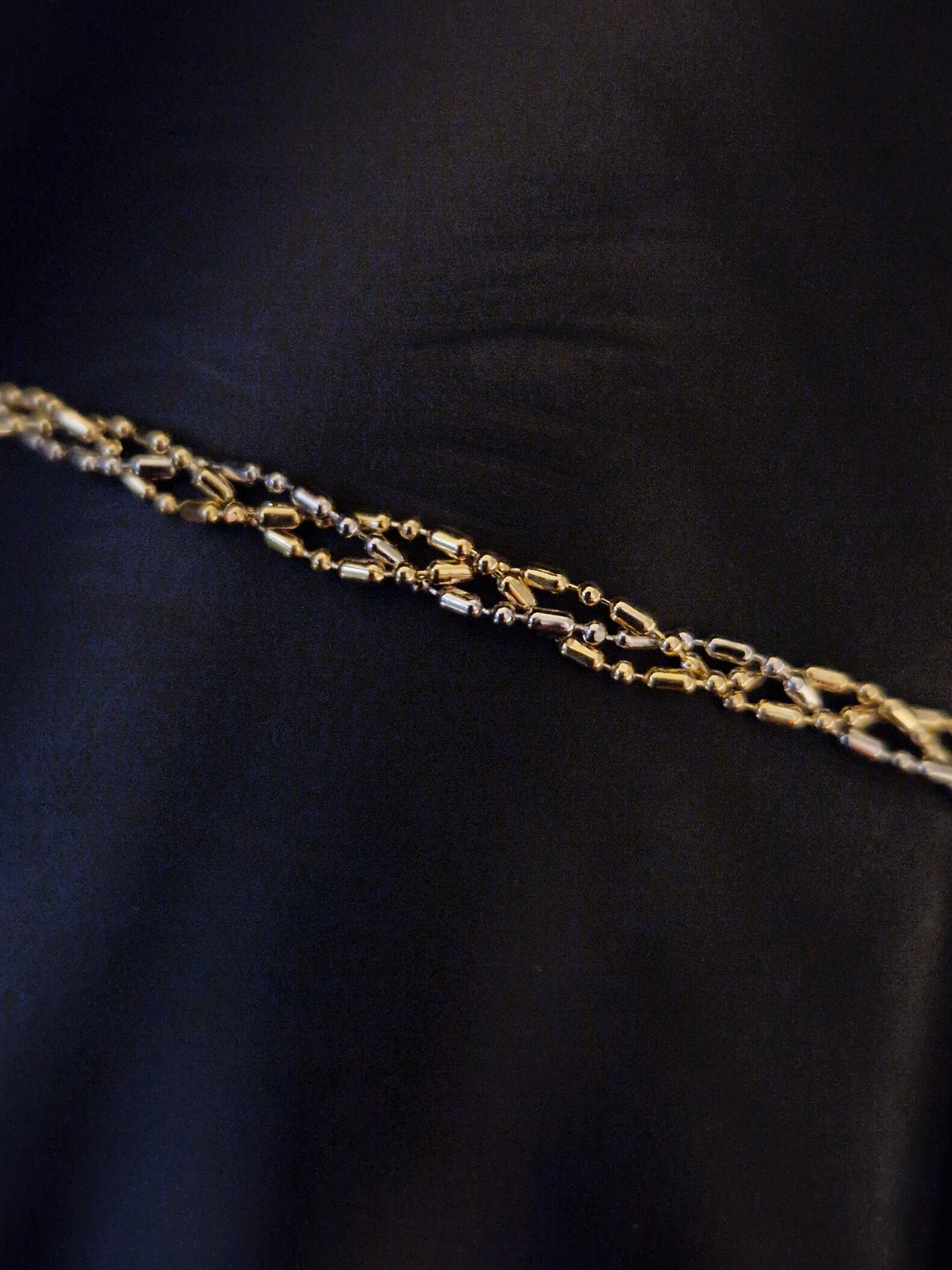 Bracelet in Gold 18k Two Tone color