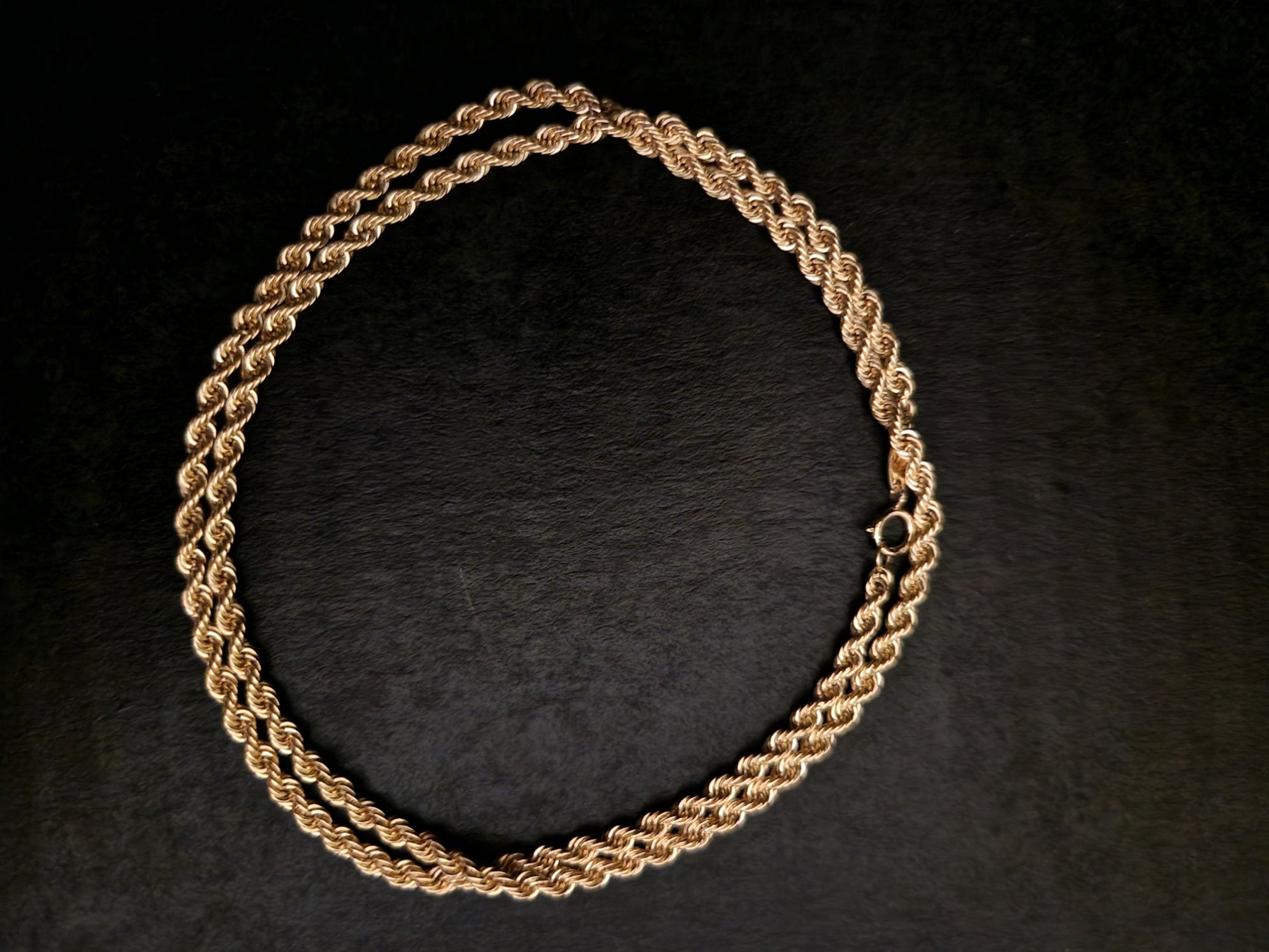 Cordell Rope Chain in Gold 18k