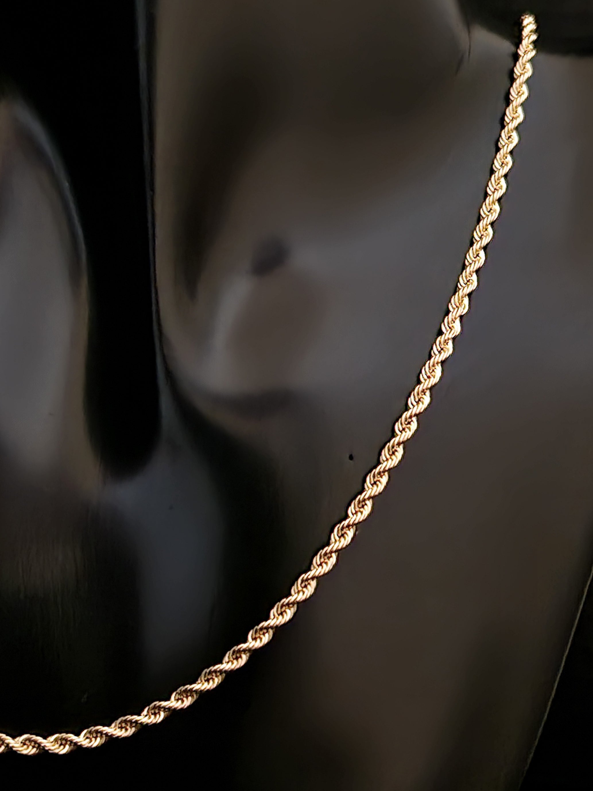 Cordell Rope Chain in Gold 18k