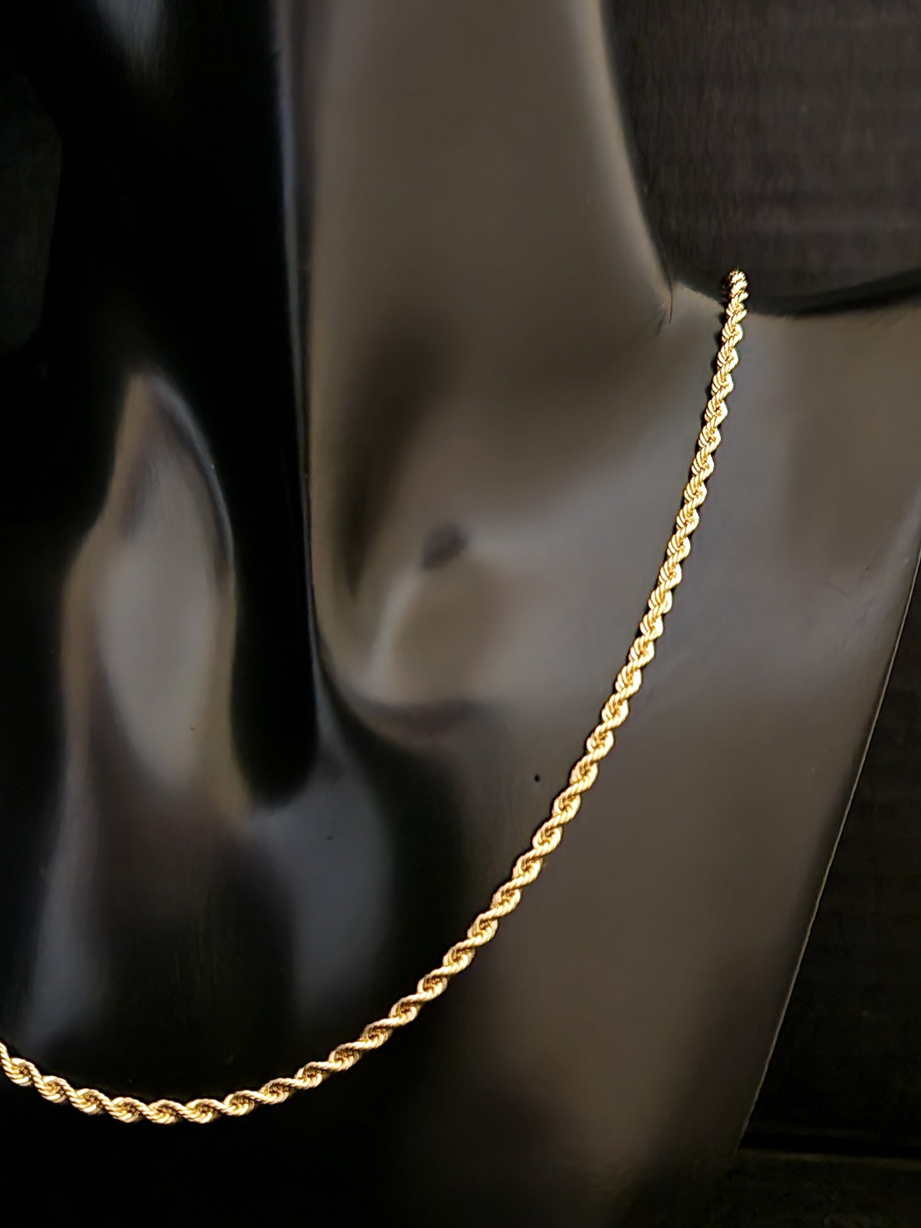 Cordell Rope Chain in Gold 18k