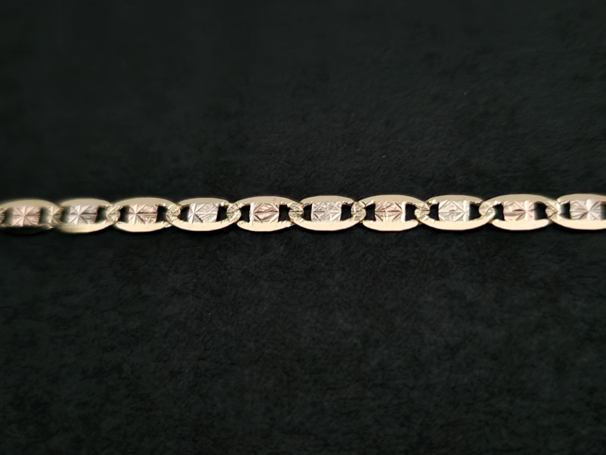 Mariner Link Chain in Gold 18k Three Tone Color