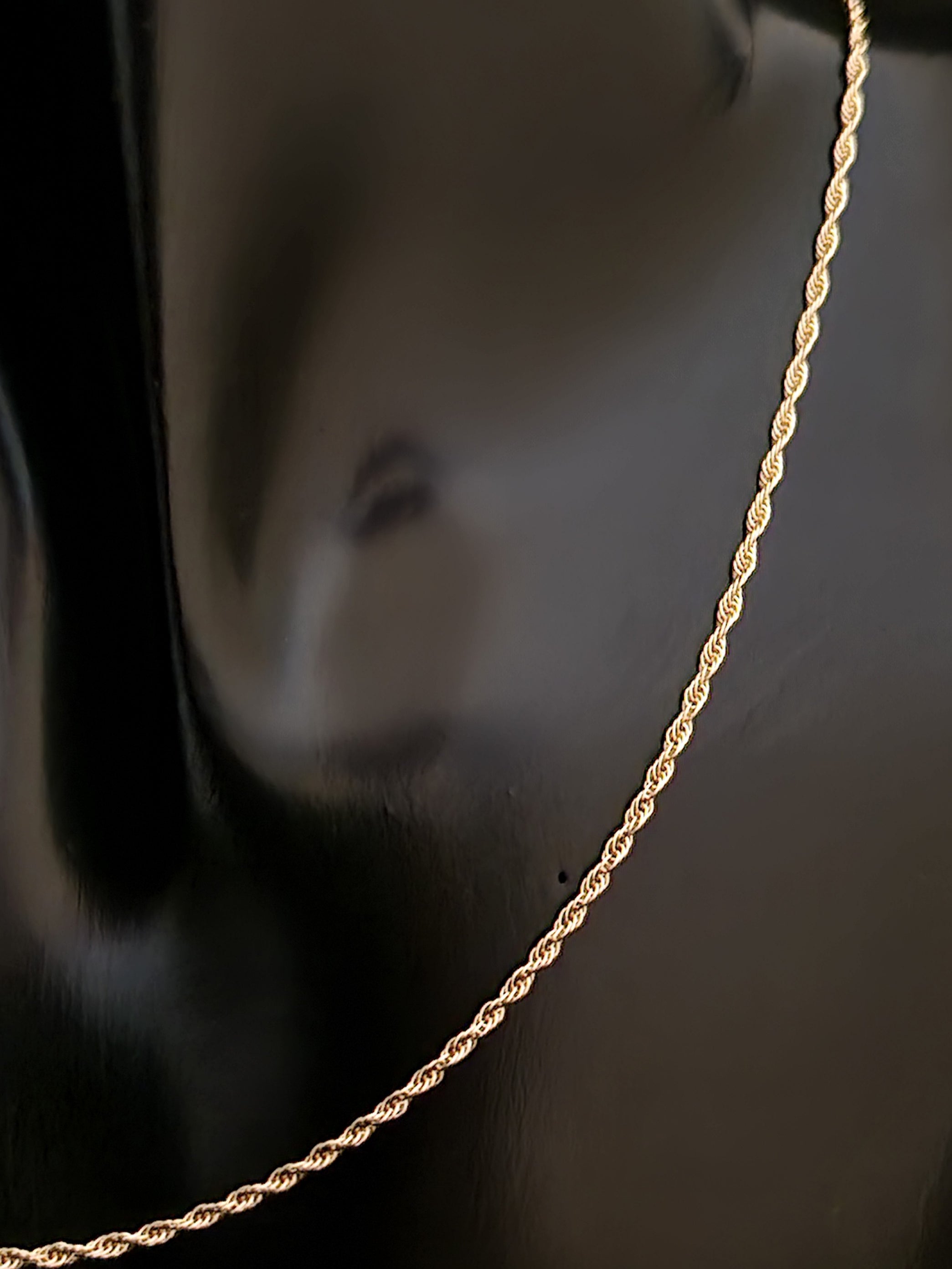 Cordell Rope Chain in Gold 18k