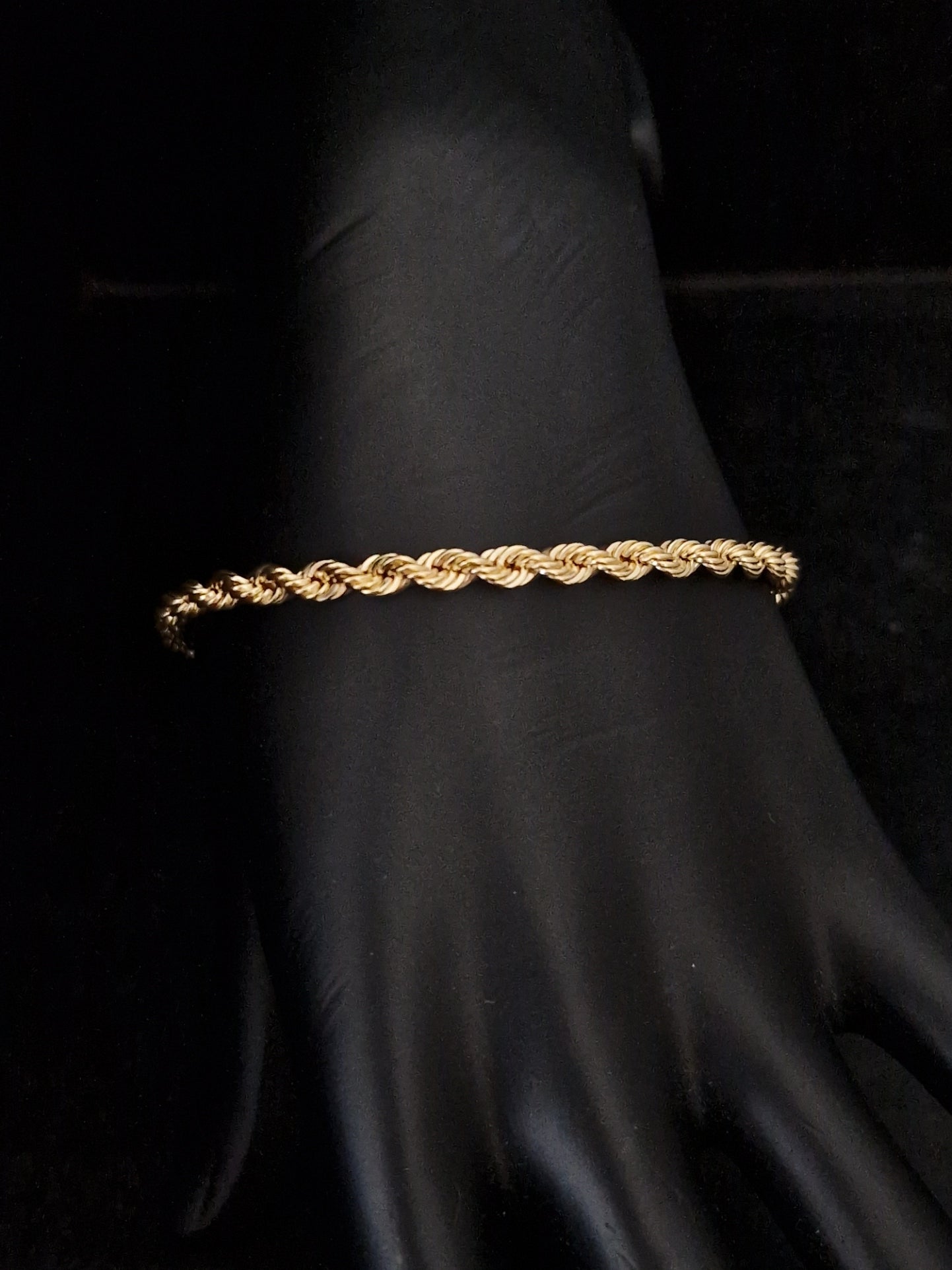 Cordell Rope Chain Bracelet in Gold 18k