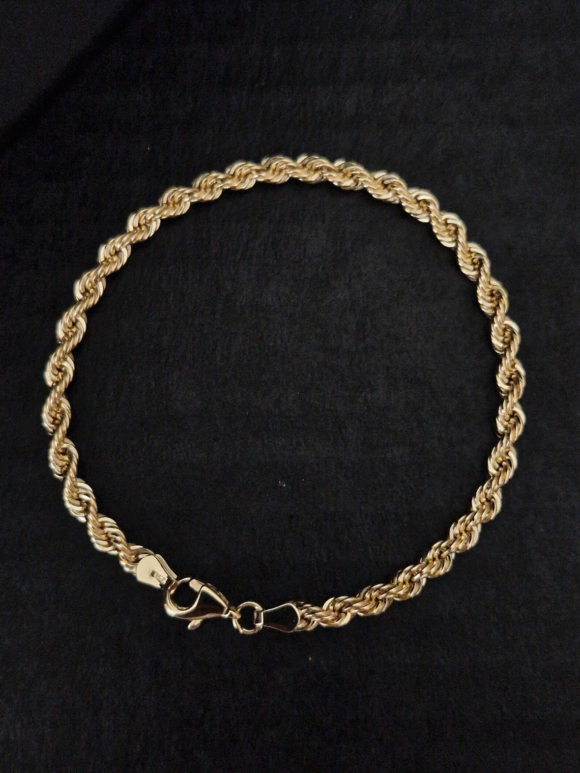 Cordell Rope Chain Bracelet in Gold 18k