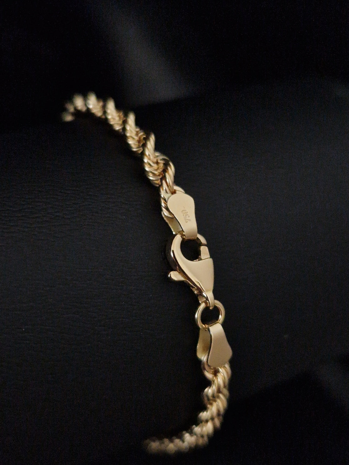 Cordell Rope Chain Bracelet in Gold 18k