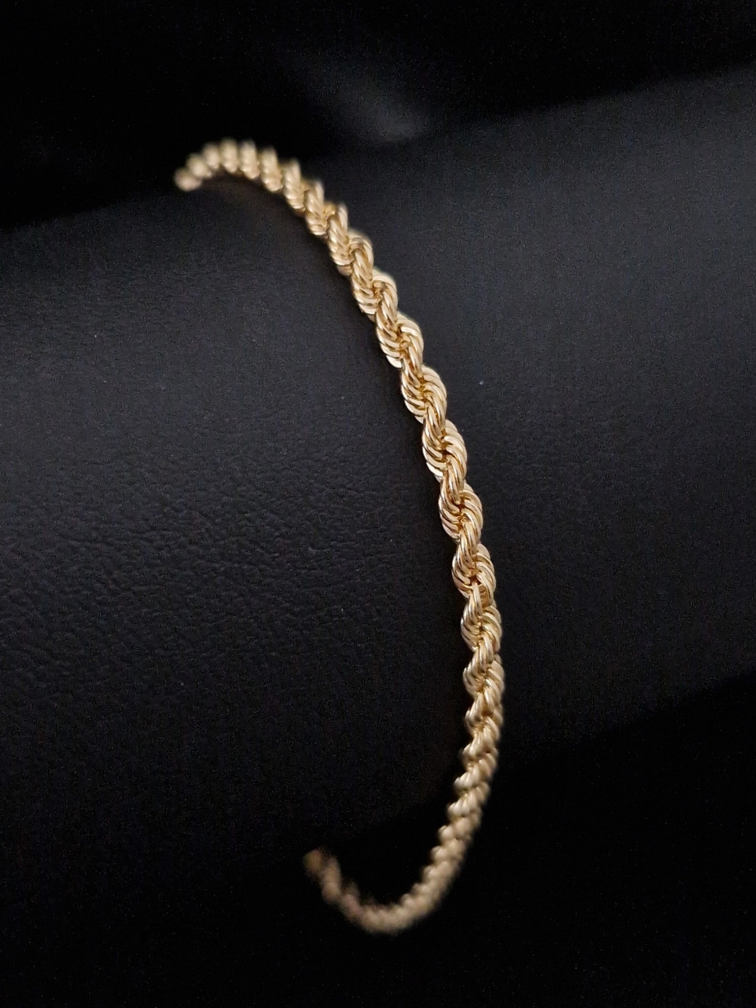 Cordell Rope Chain Bracelet in Gold 18k