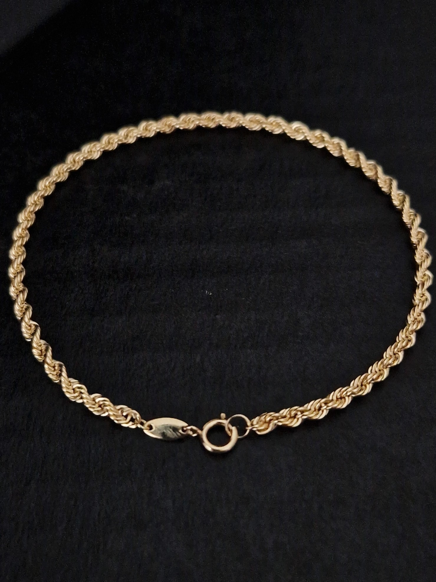 Cordell Rope Chain Bracelet in Gold 18k