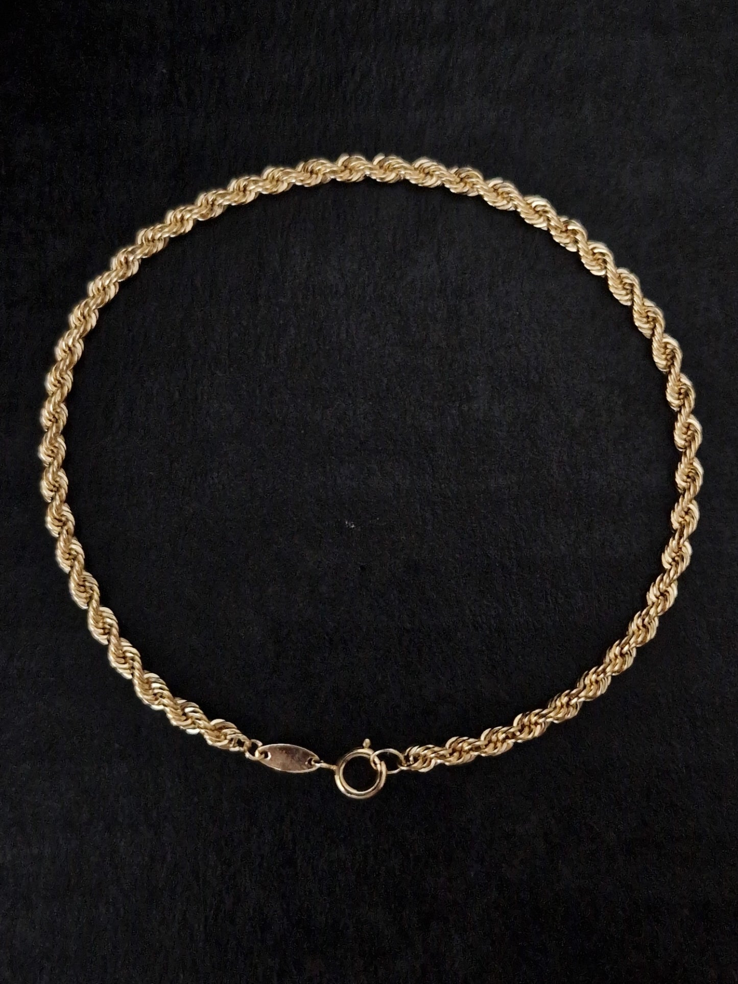 Cordell Rope Chain Bracelet in Gold 18k