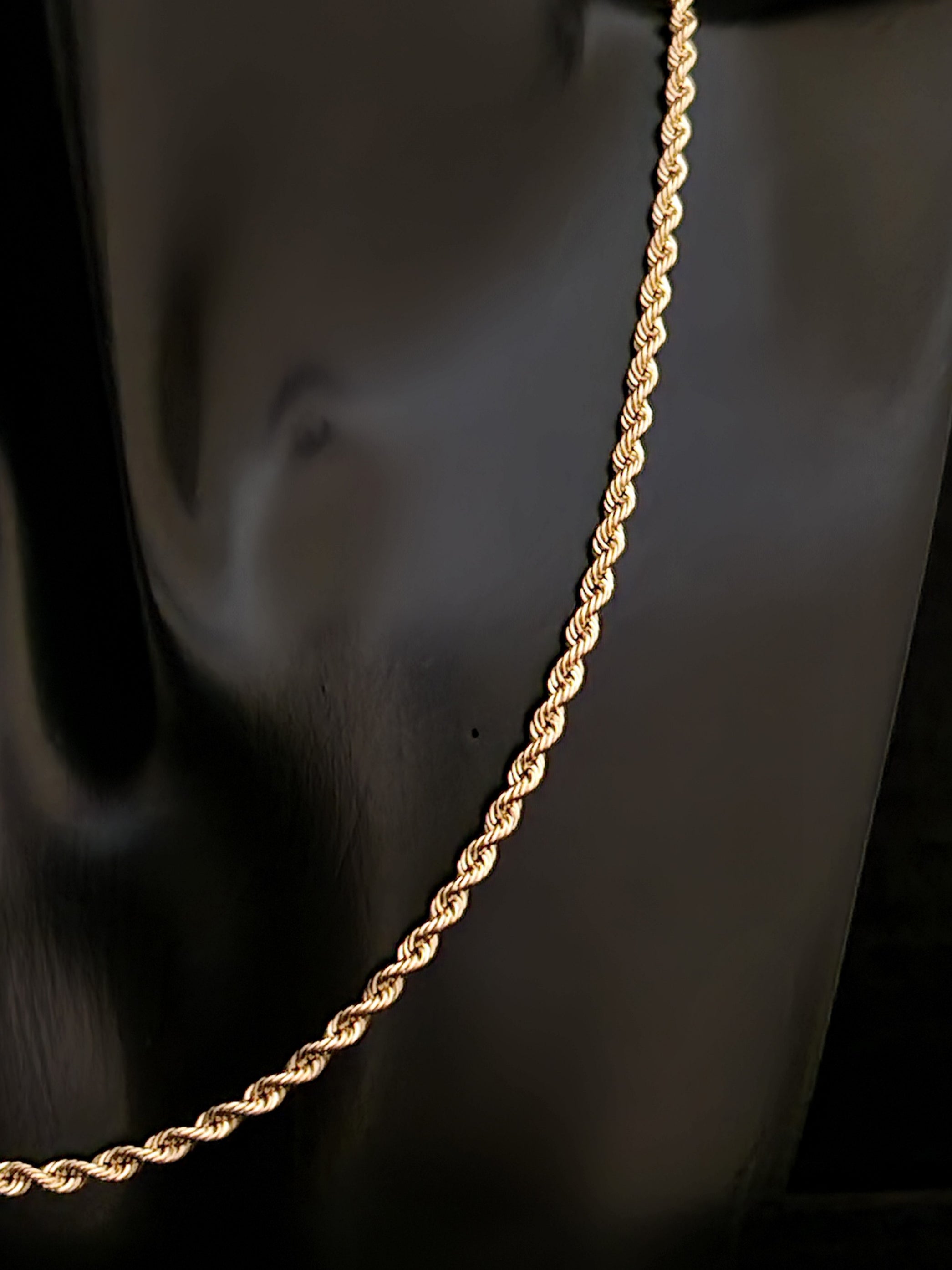 Cordell Rope Chain in Gold 18k