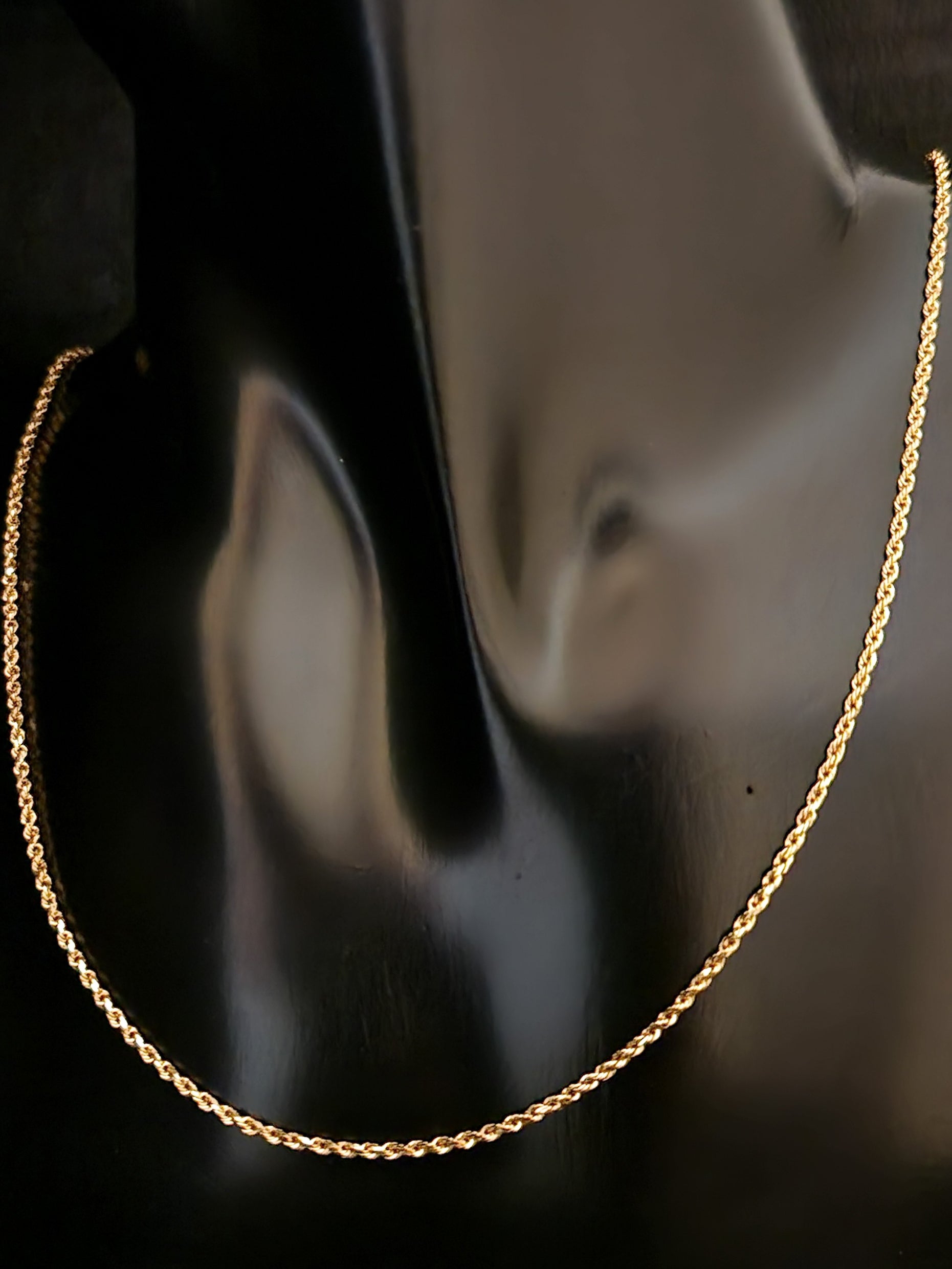 Cordell Rope Chain in Gold 18k