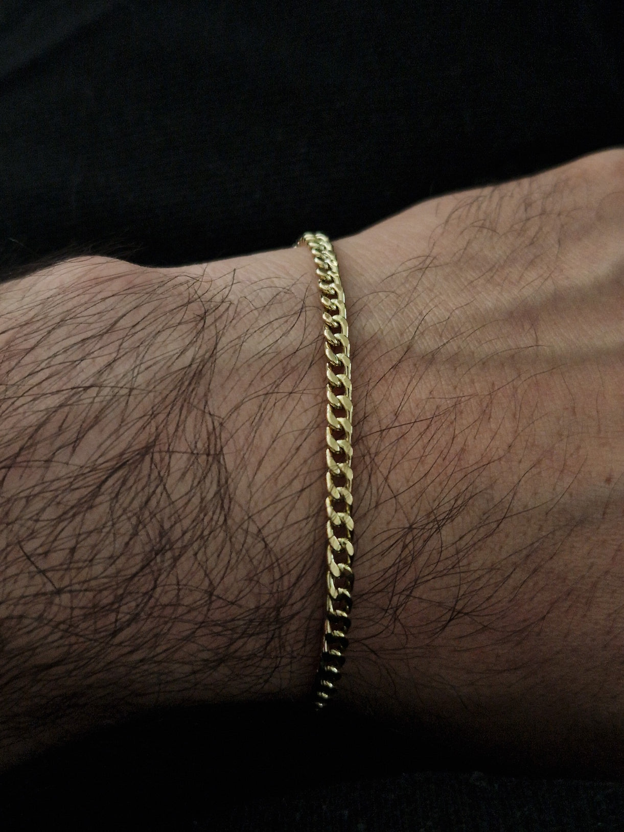 Curb Chain Bracelet in Gold 18k