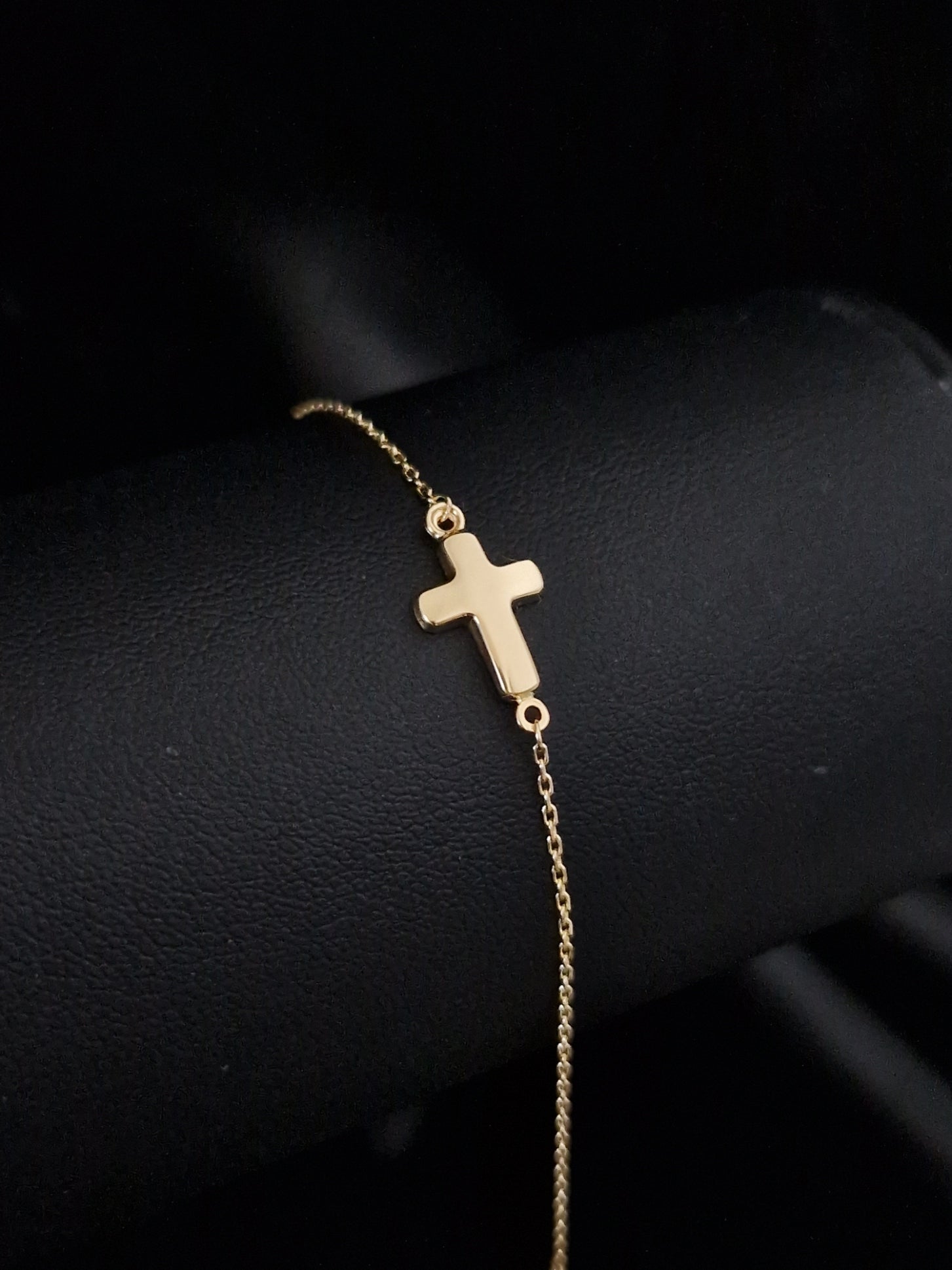 Baby Bracelet in Gold 18k with Cross