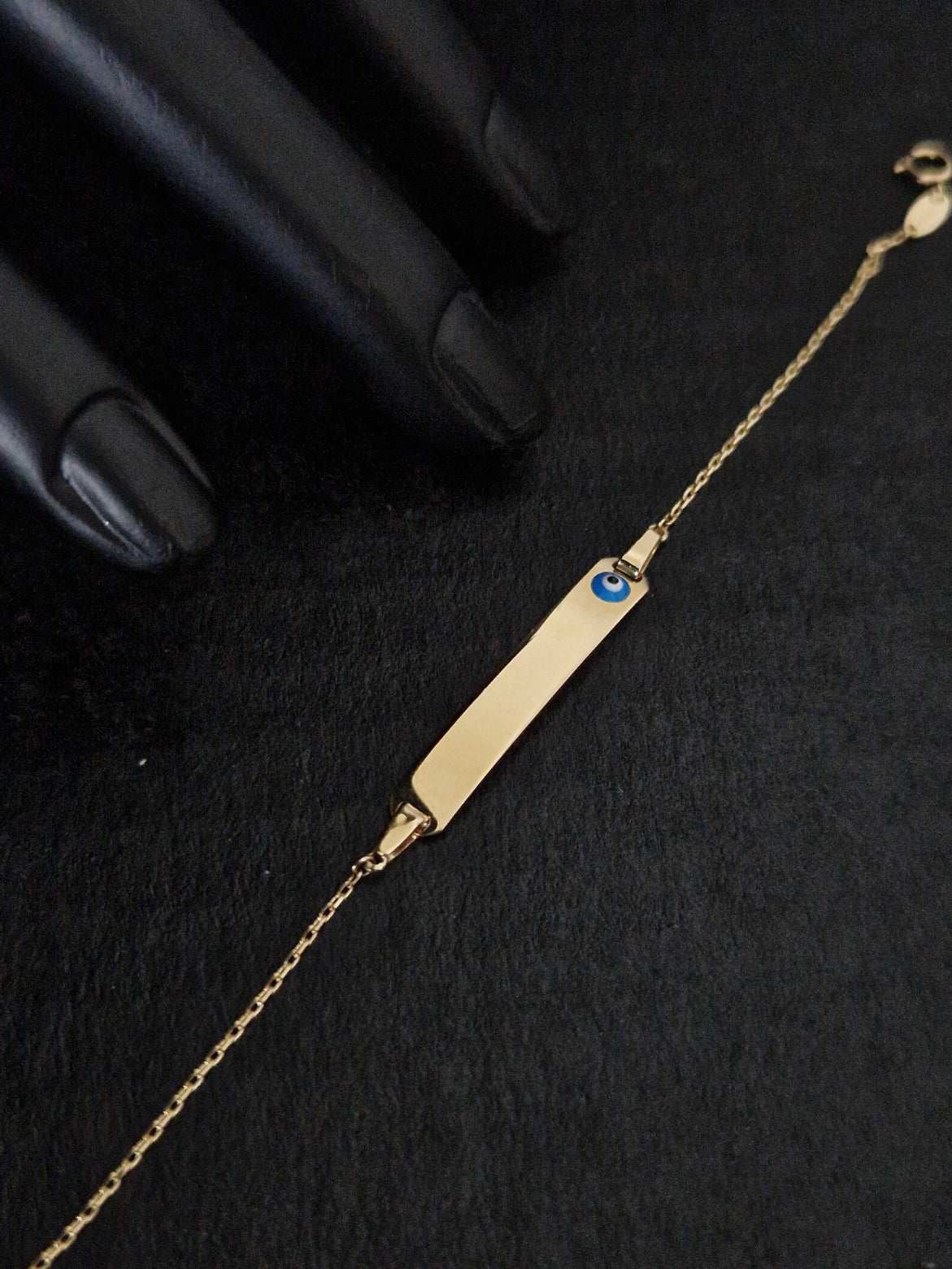 Baby Bracelet in Gold 18k with Evil Eye