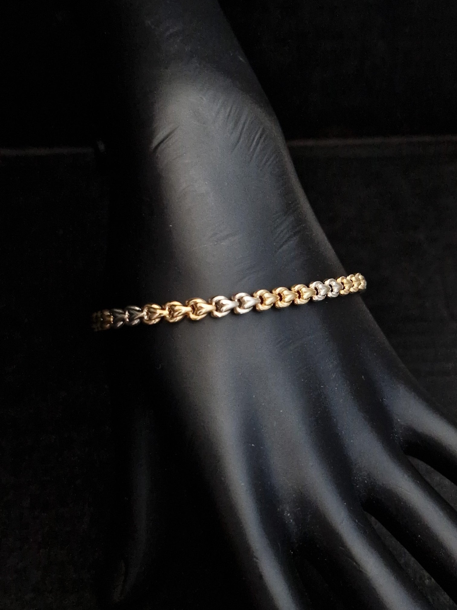 Bracelet in Gold 18k Two Tone color