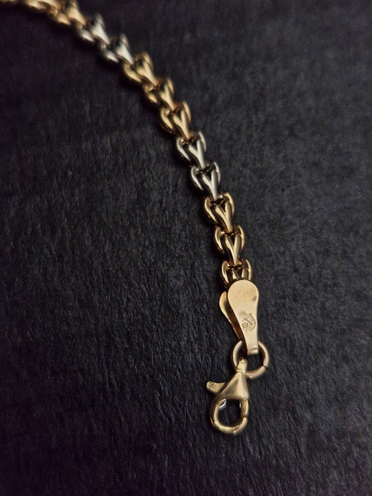 Bracelet in Gold 18k Two Tone color