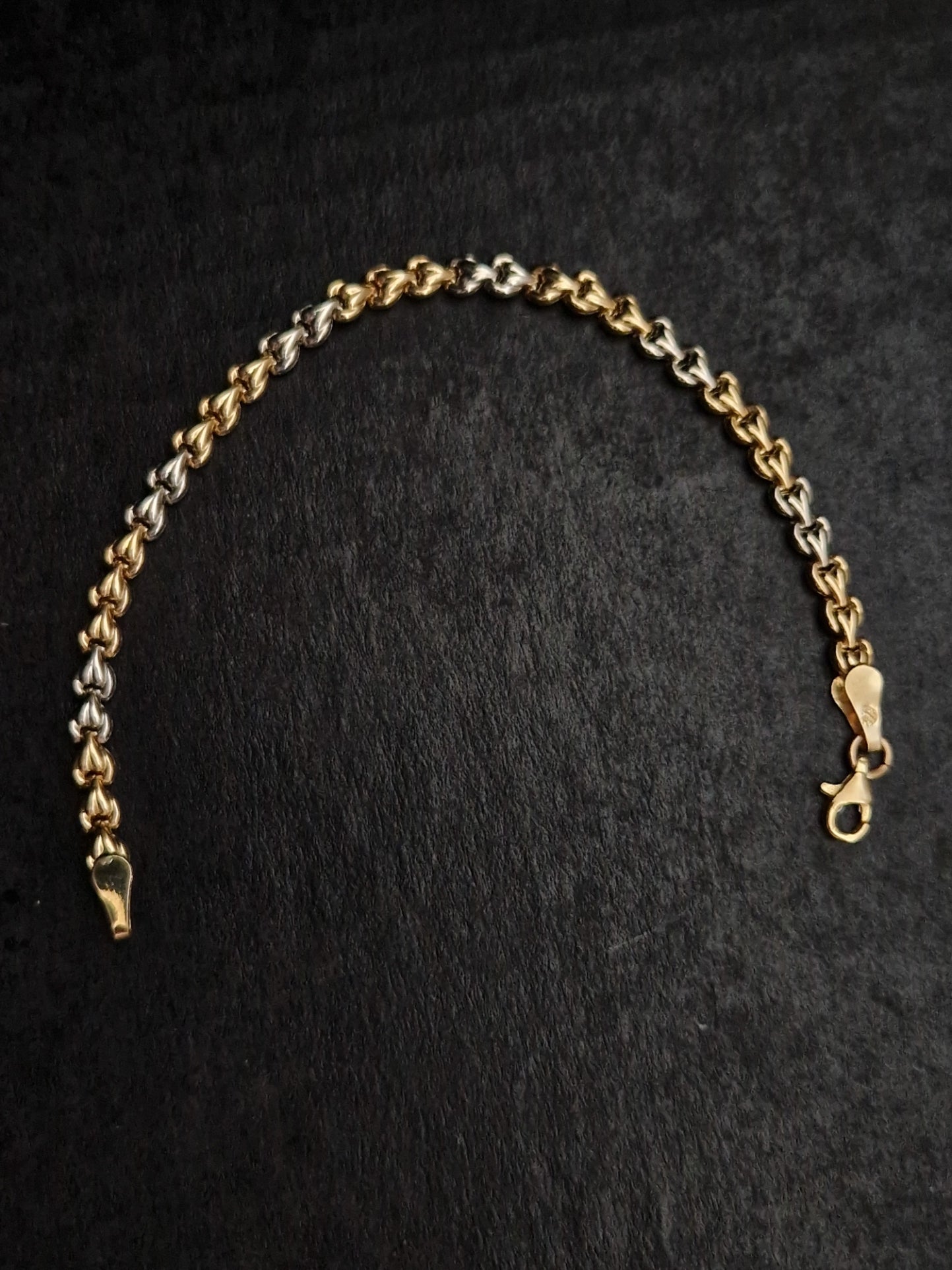 Bracelet in Gold 18k Two Tone color