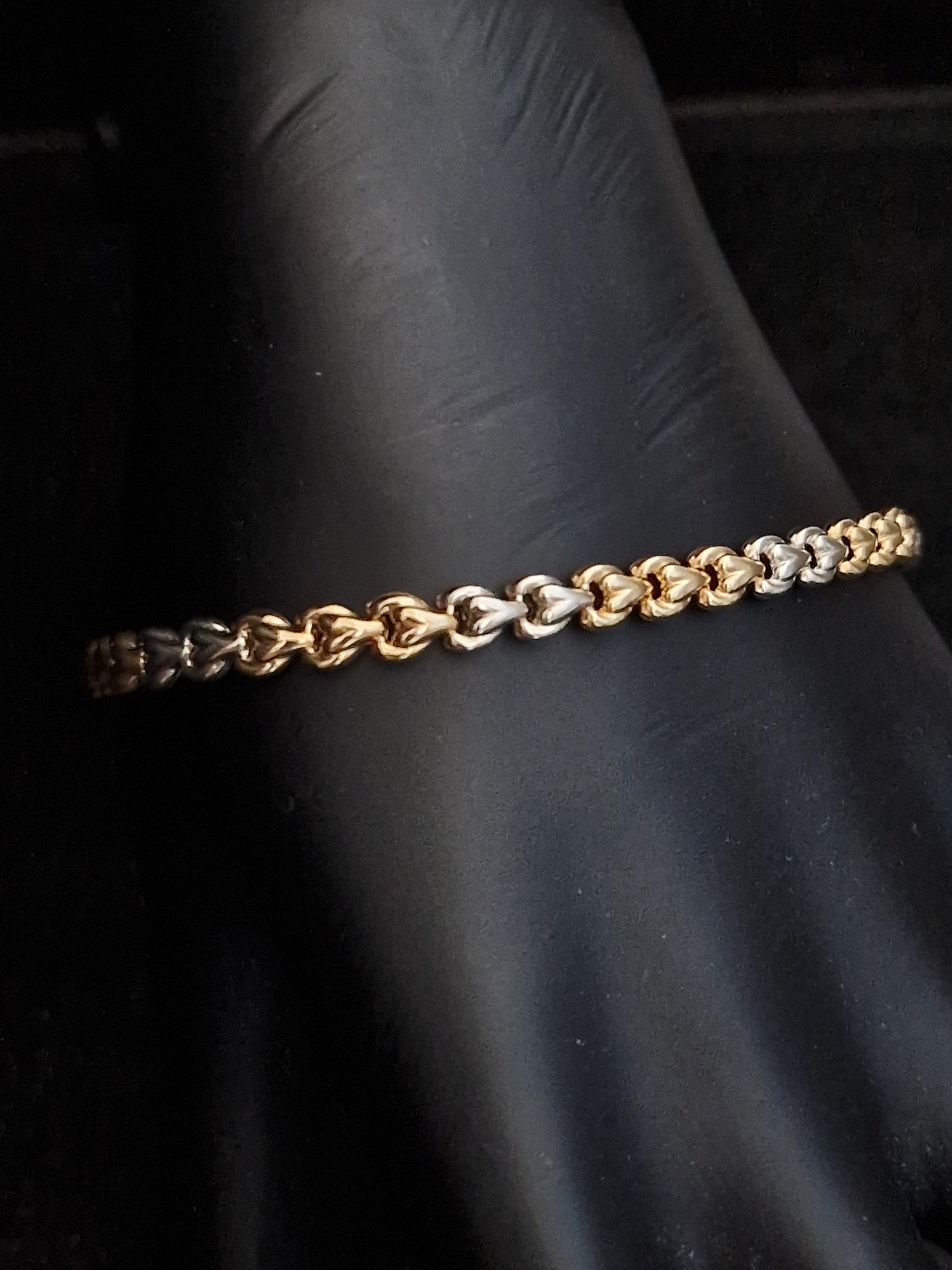 Bracelet in Gold 18k Two Tone color