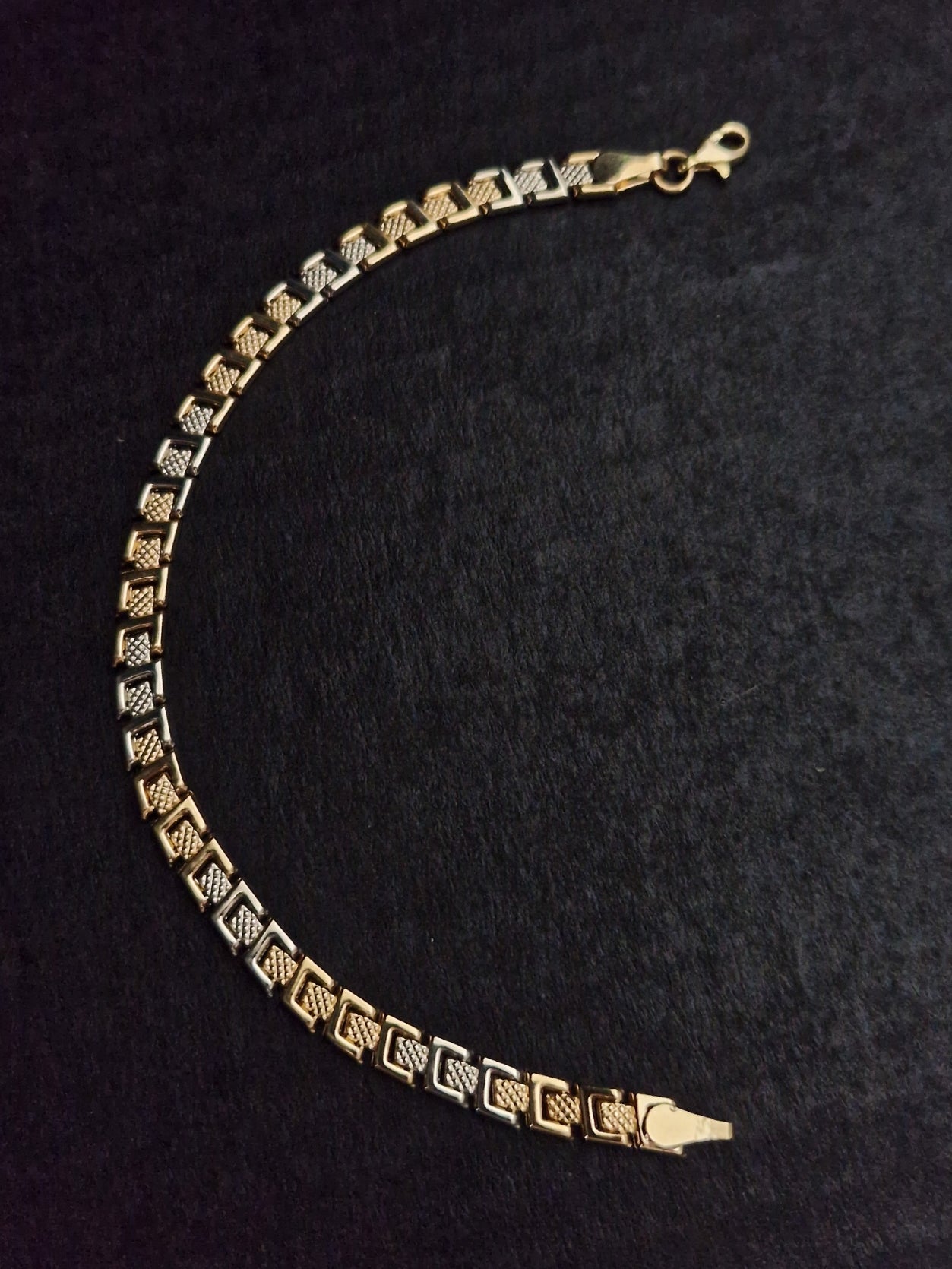 Bracelet in Gold 18k Two Tone color