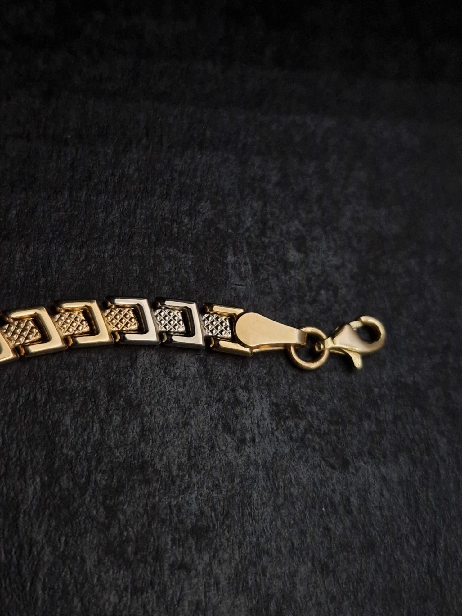 Bracelet in Gold 18k Two Tone color