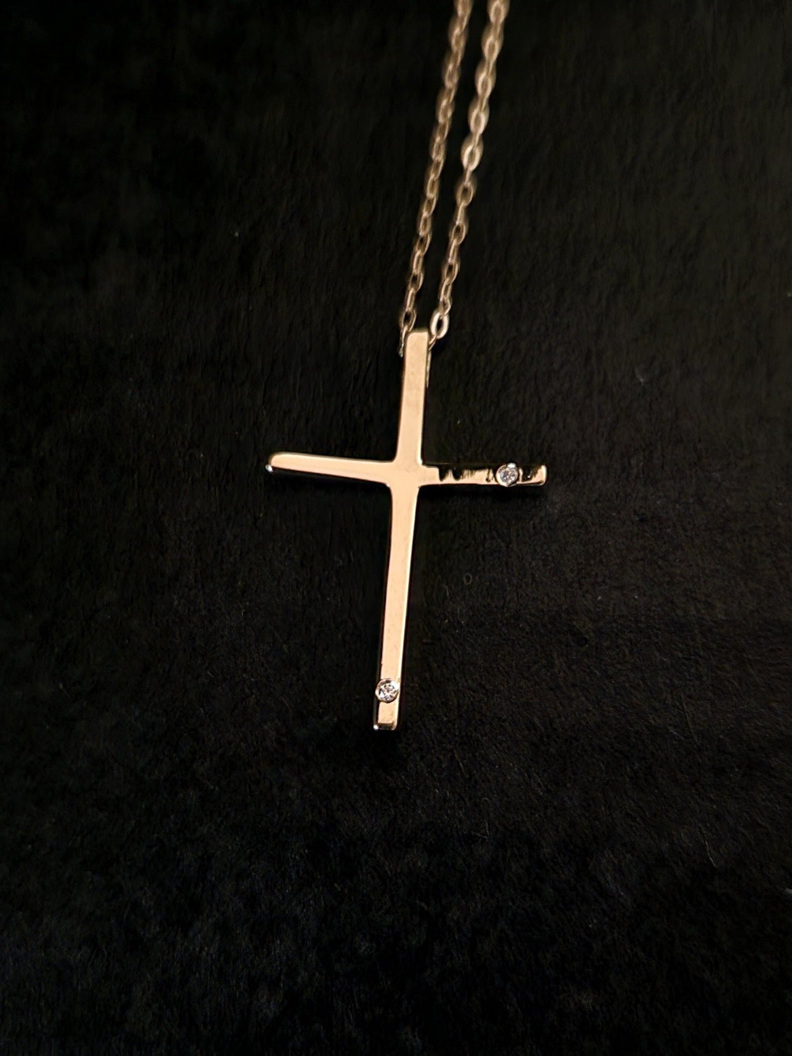 Necklace Pendant Cross in Gold 18k