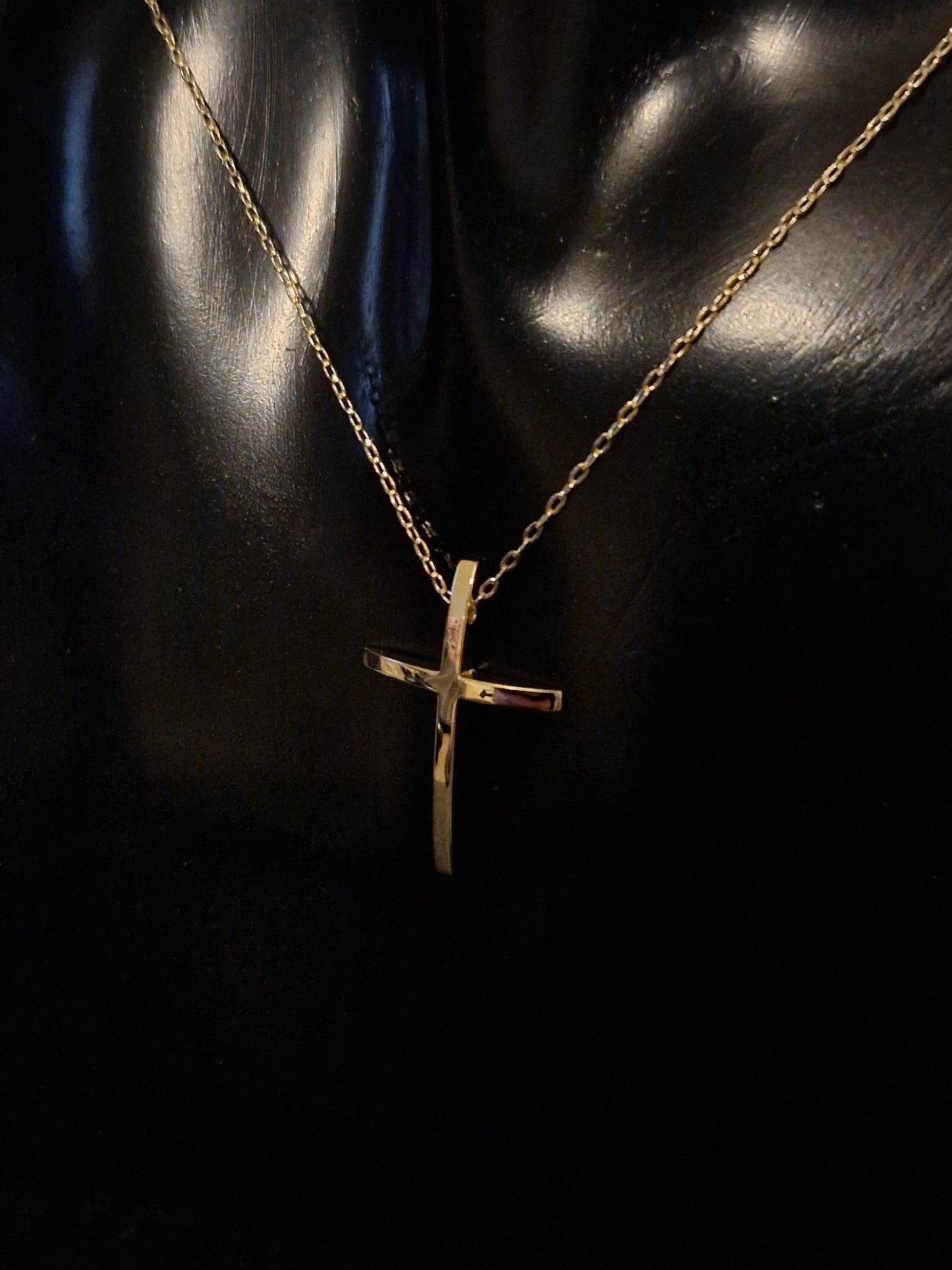 Necklace Pendant Cross in Gold 18k