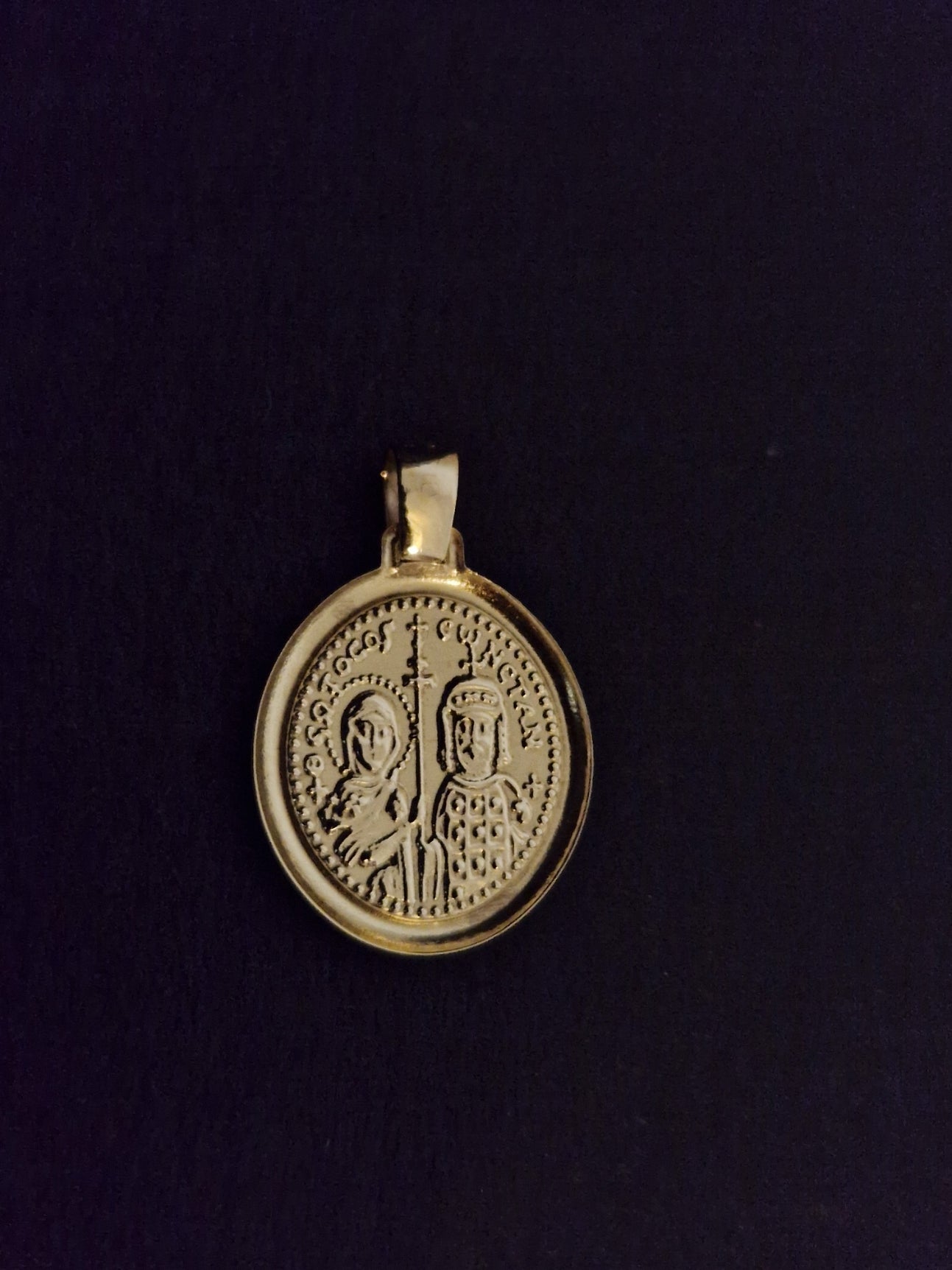 Religion Pendant Virgin Mary Head  in Gold 18k