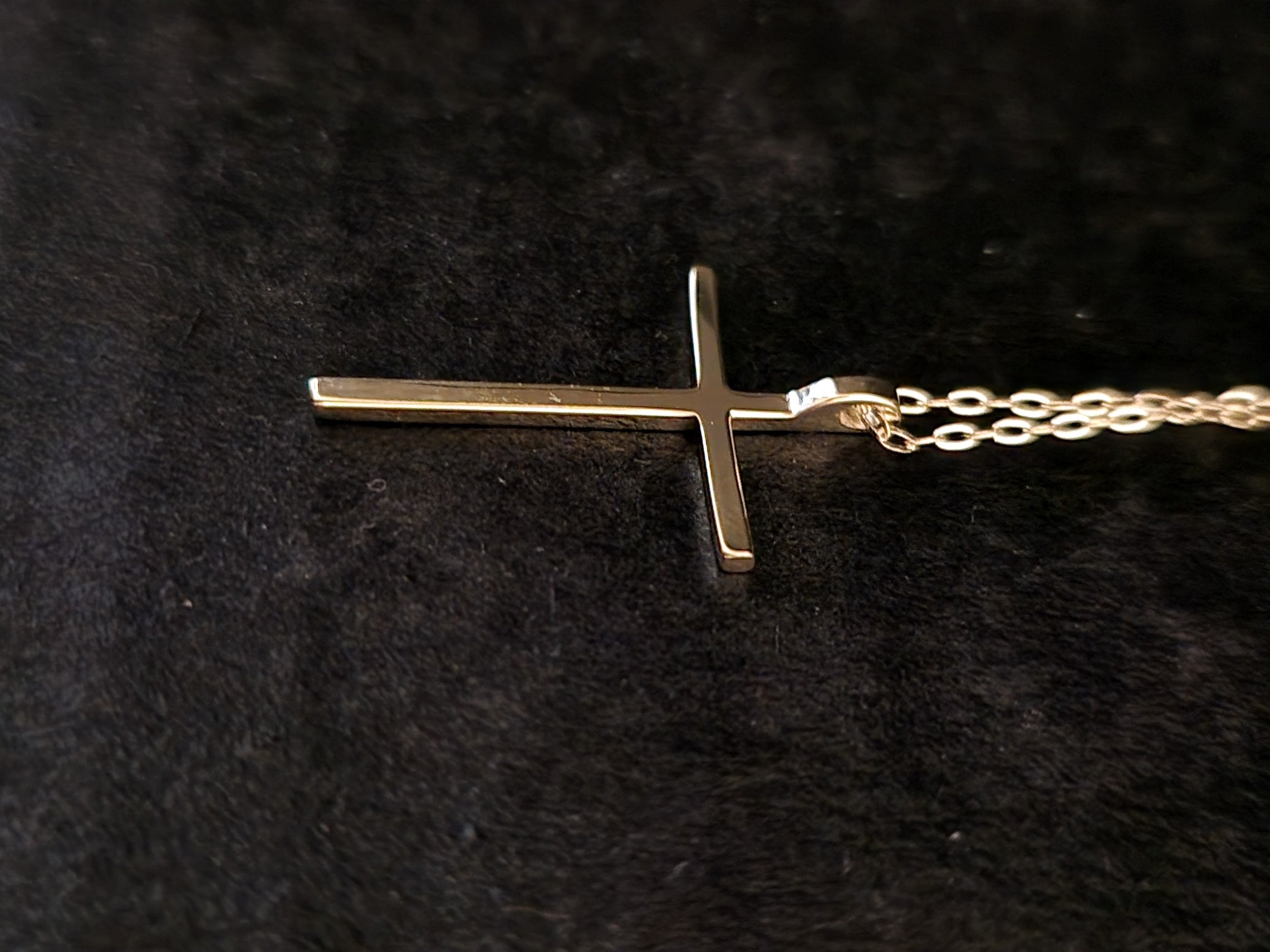 Necklace Pendant Cross in Gold 18k