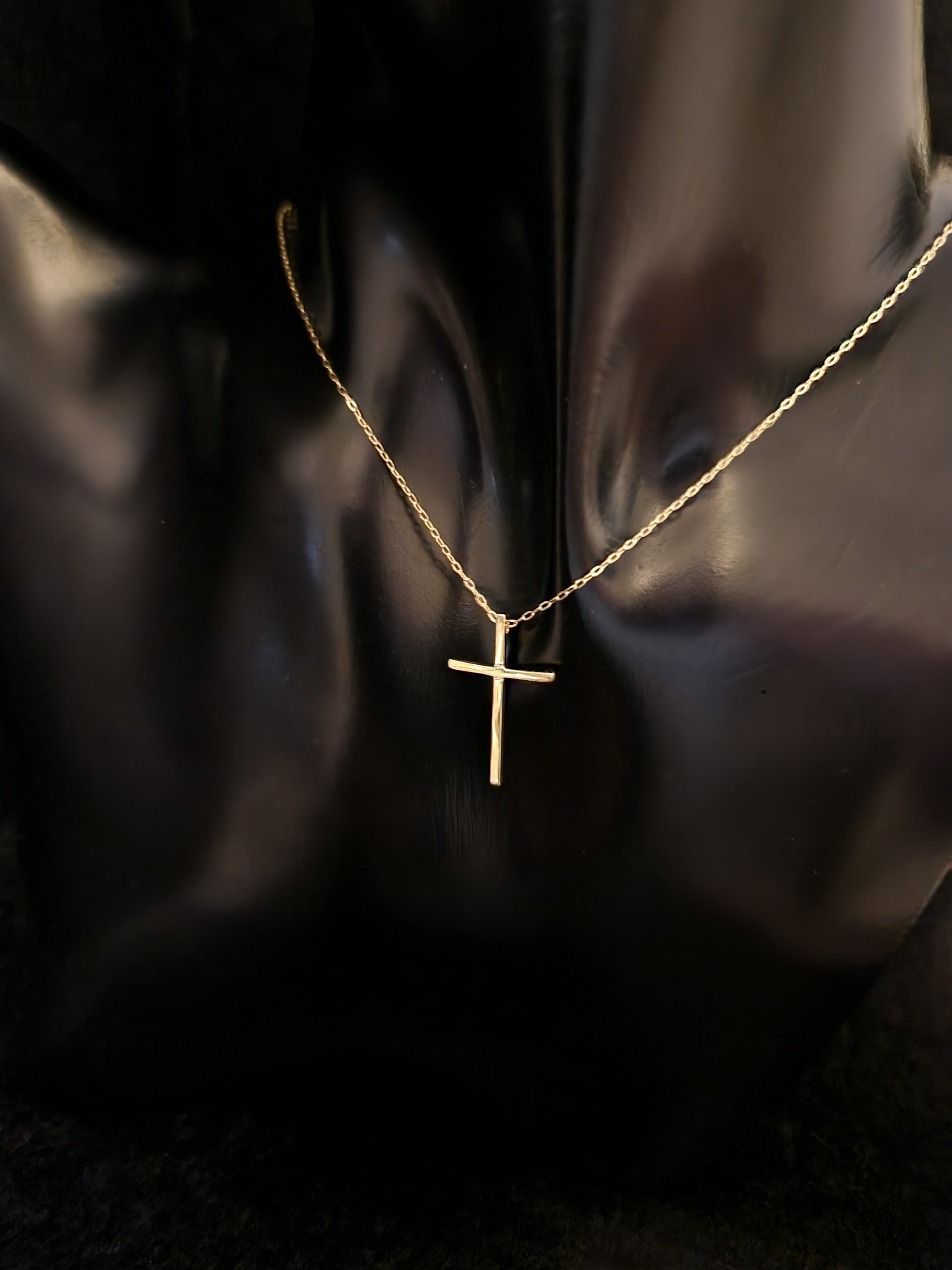 Necklace Pendant Cross in Gold 18k