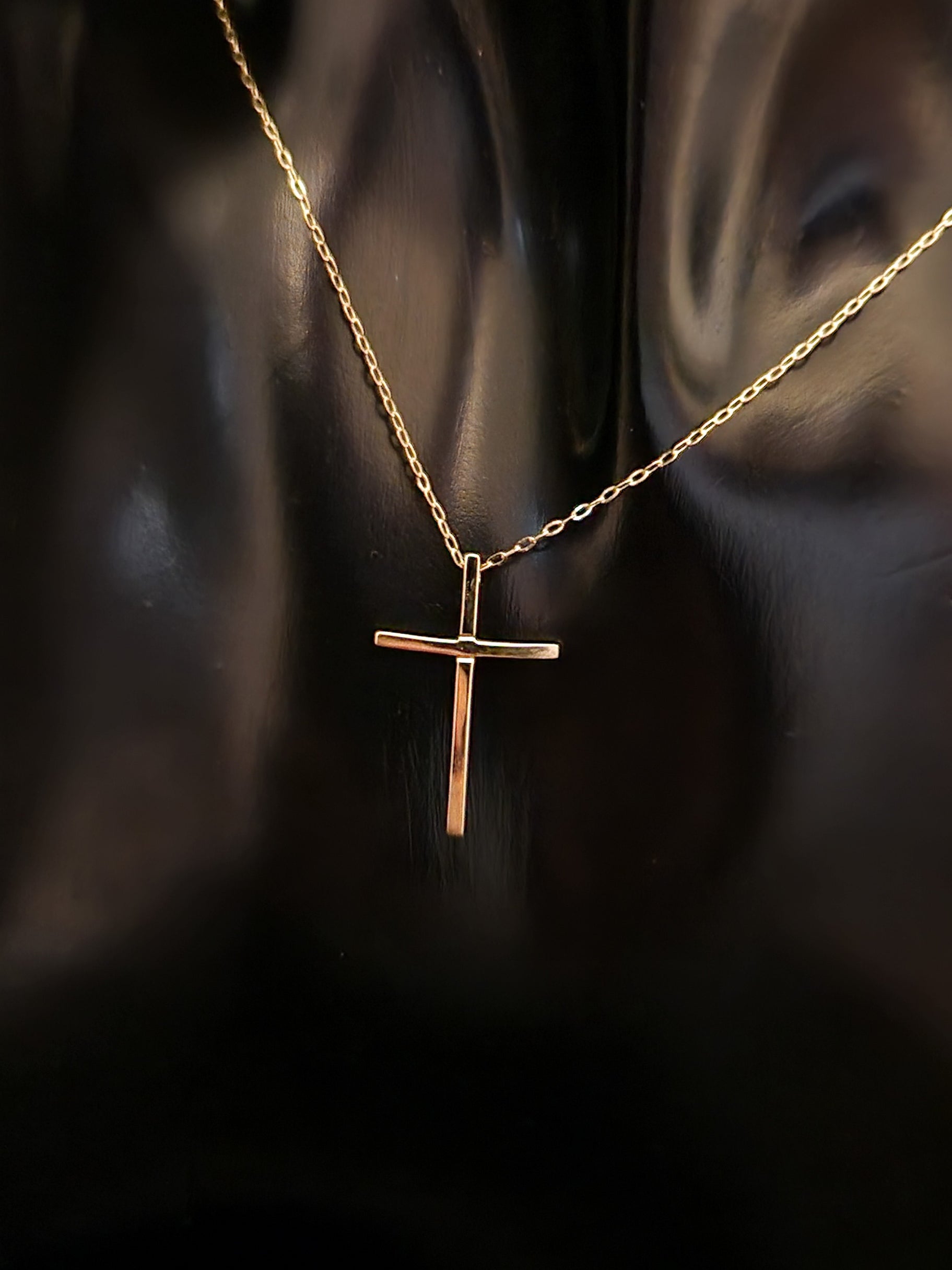 Necklace Pendant Cross in Gold 18k