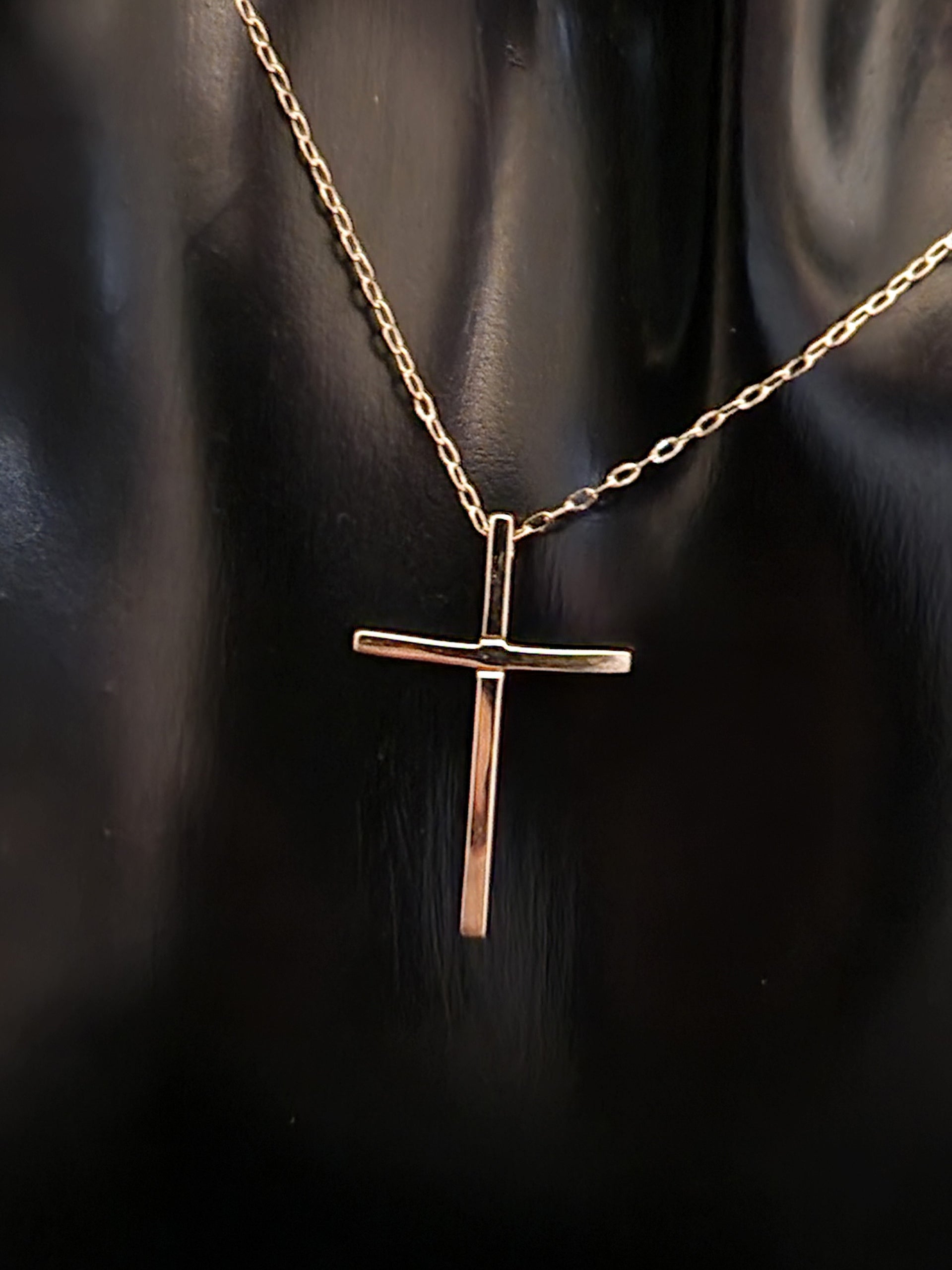 Necklace Pendant Cross in Gold 18k