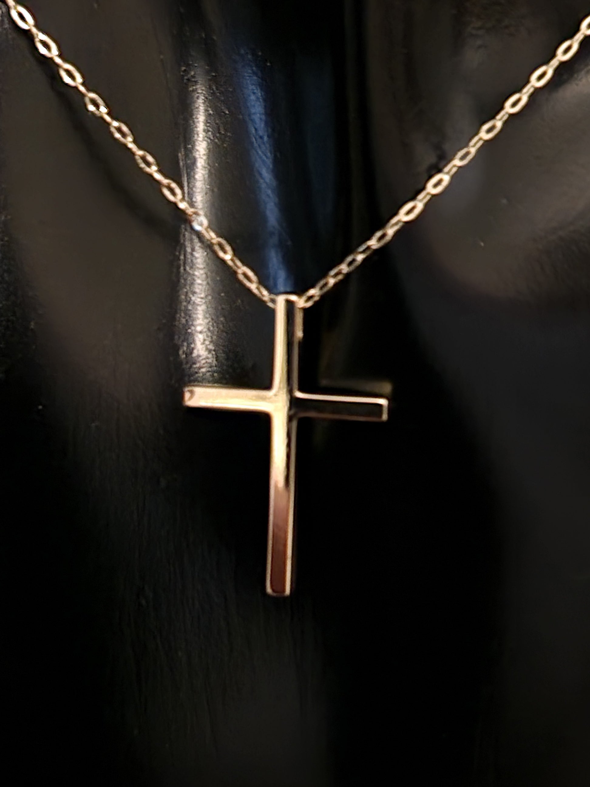 Necklace Pendant Cross in Gold 18k