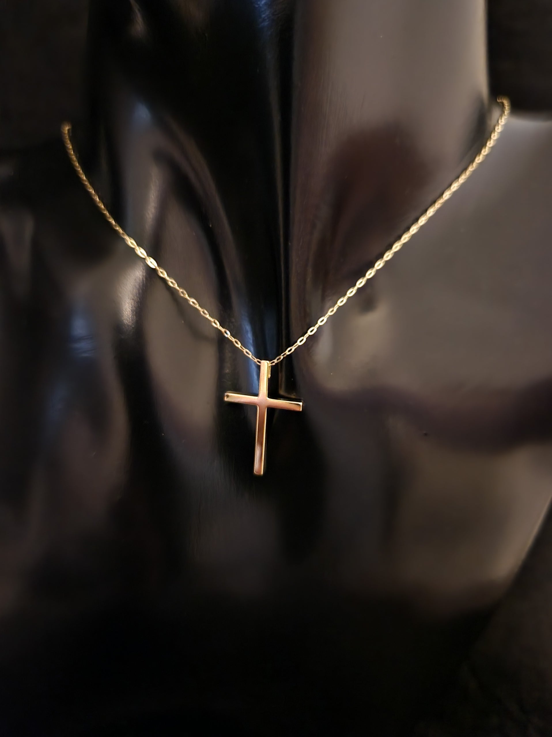 Necklace Pendant Cross in Gold 18k