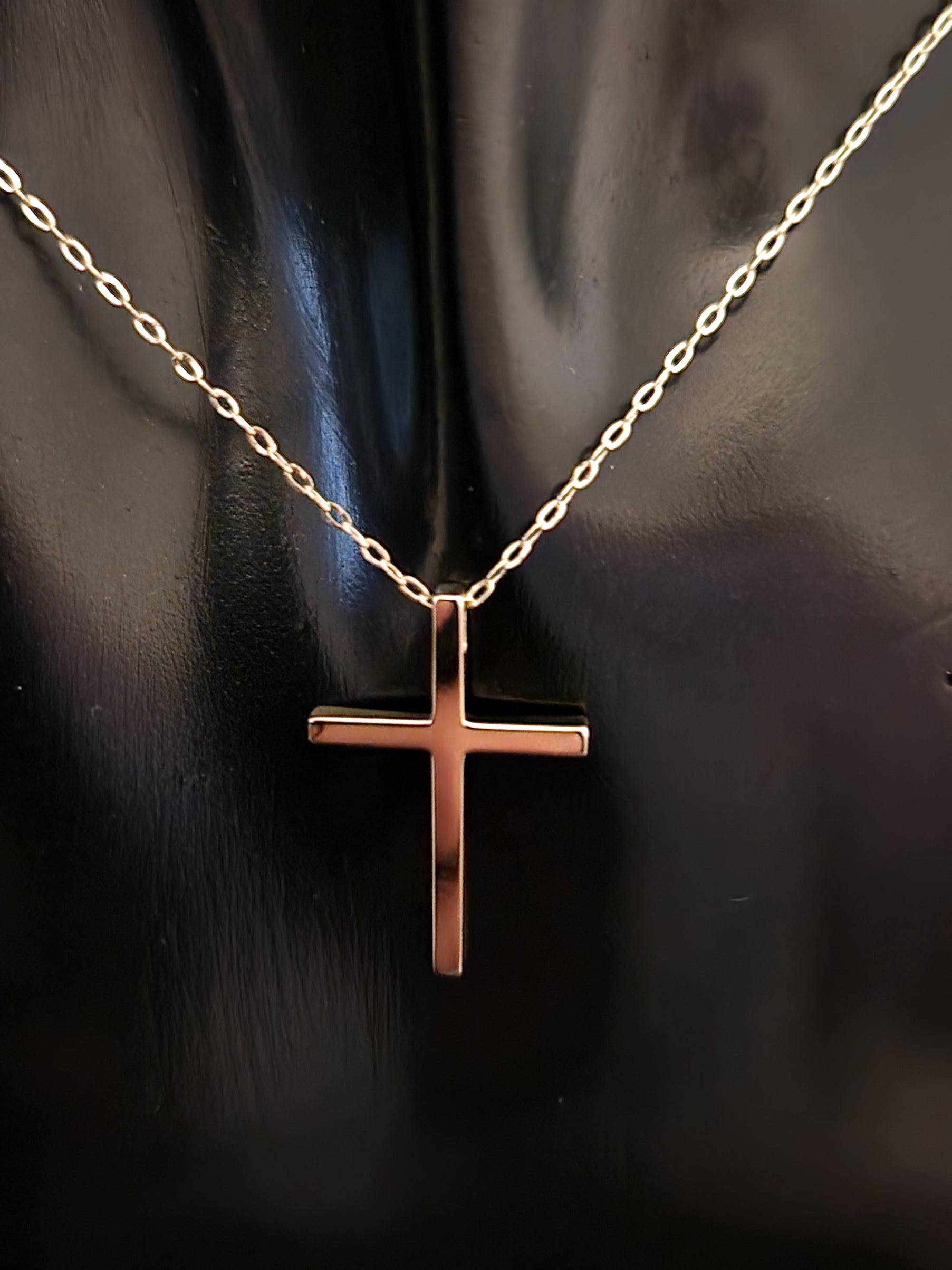 Necklace Pendant Cross in Gold 18k