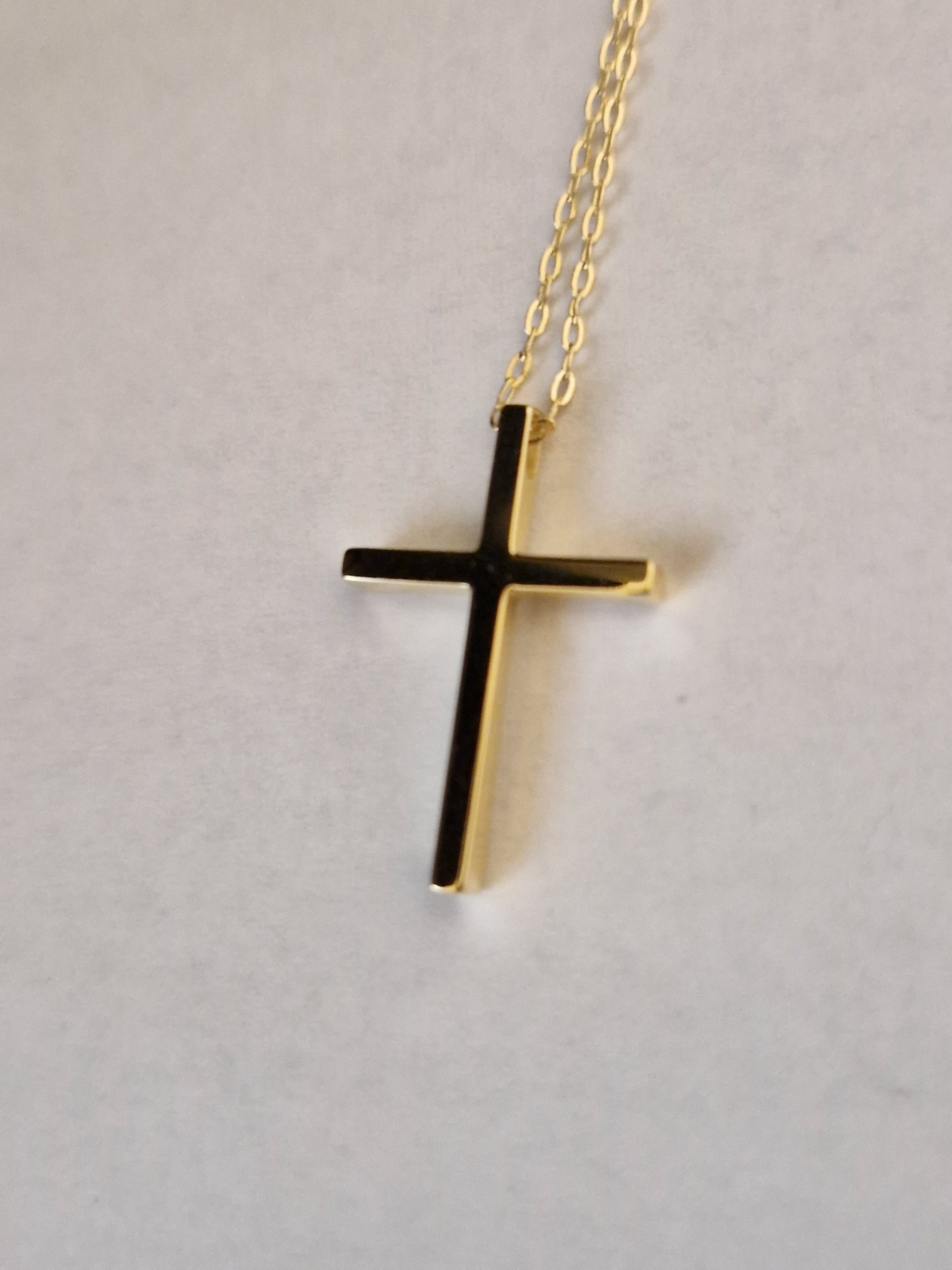 Necklace Pendant Cross in Gold 18k