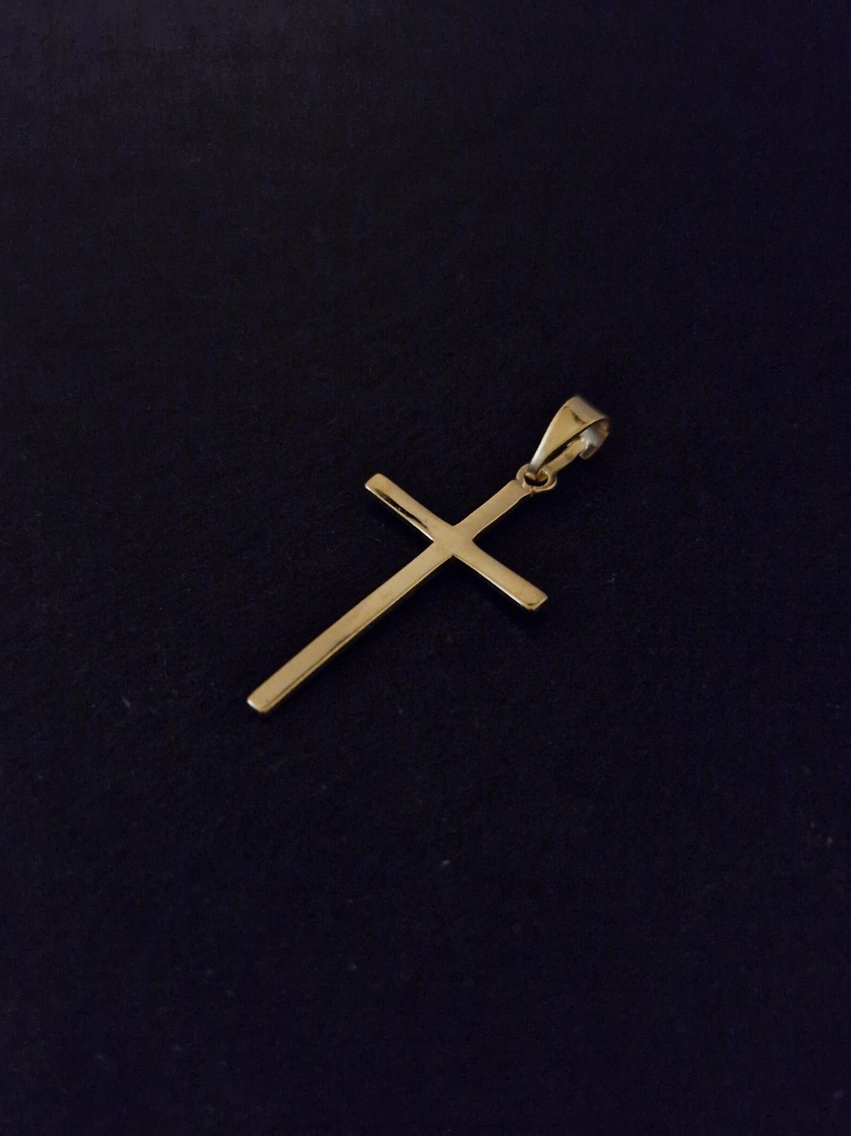 Pendant Solid Cross in Gold 18k