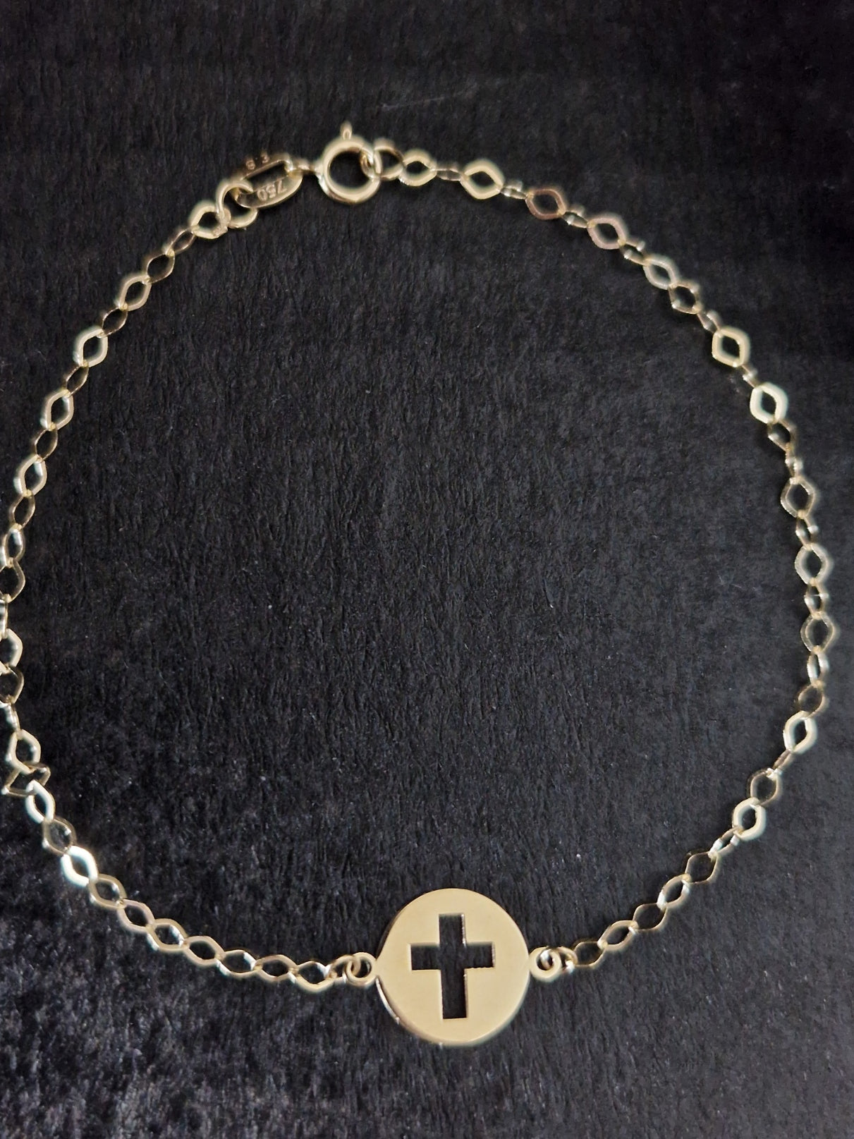 Bracelet Cross in Gold 18k