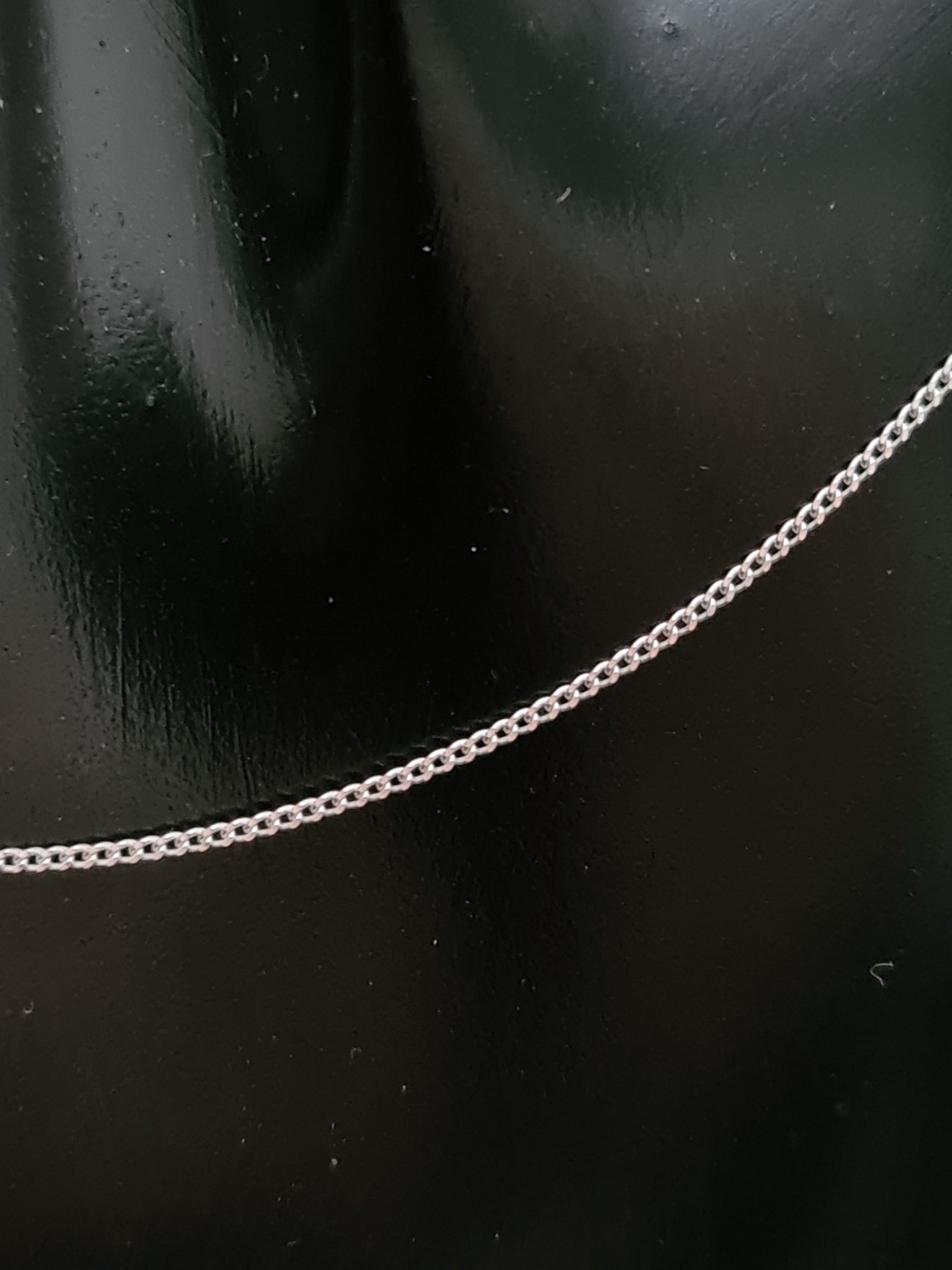  Silver Curb Chain