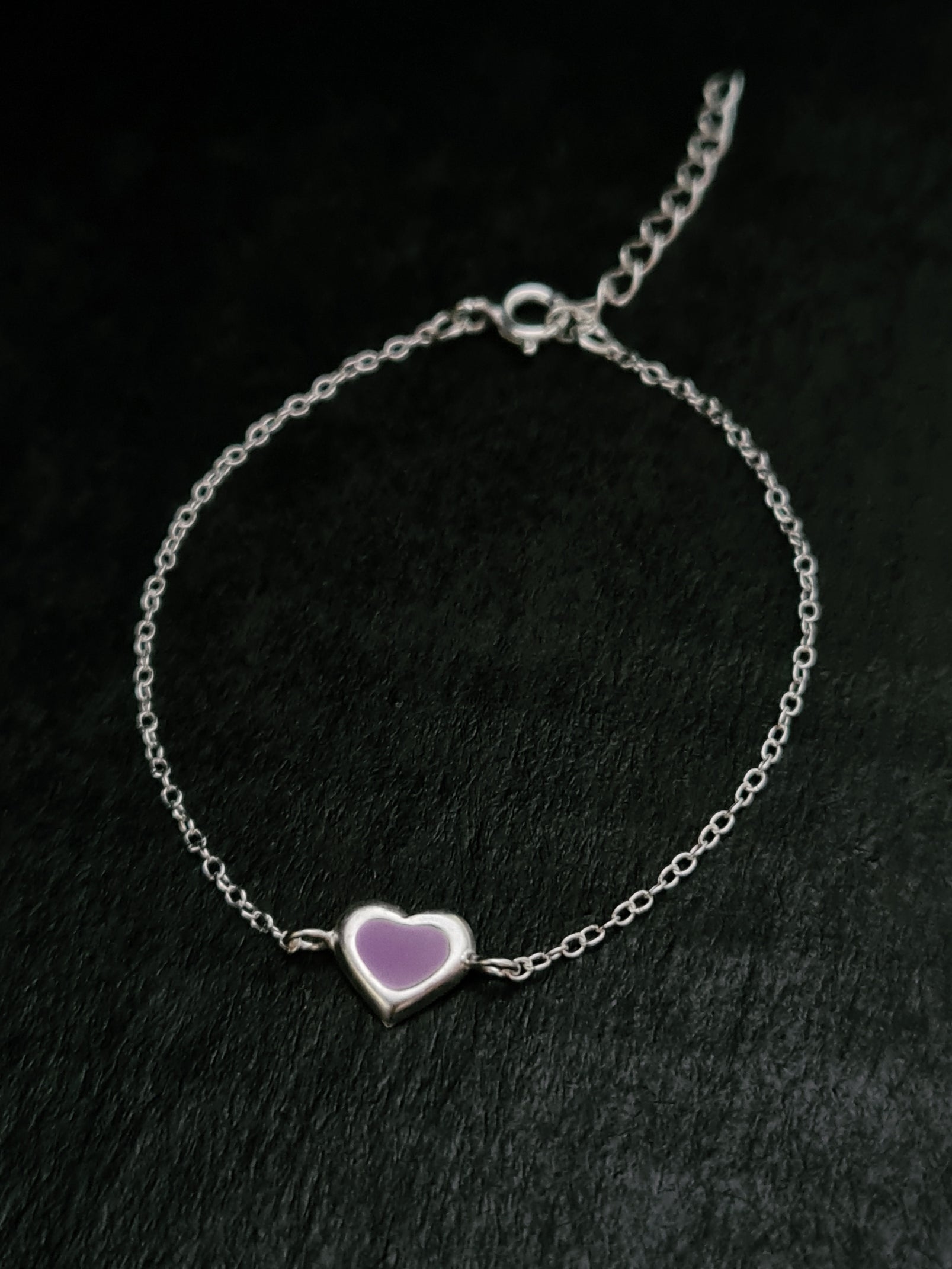 Silver Heart Bracelet