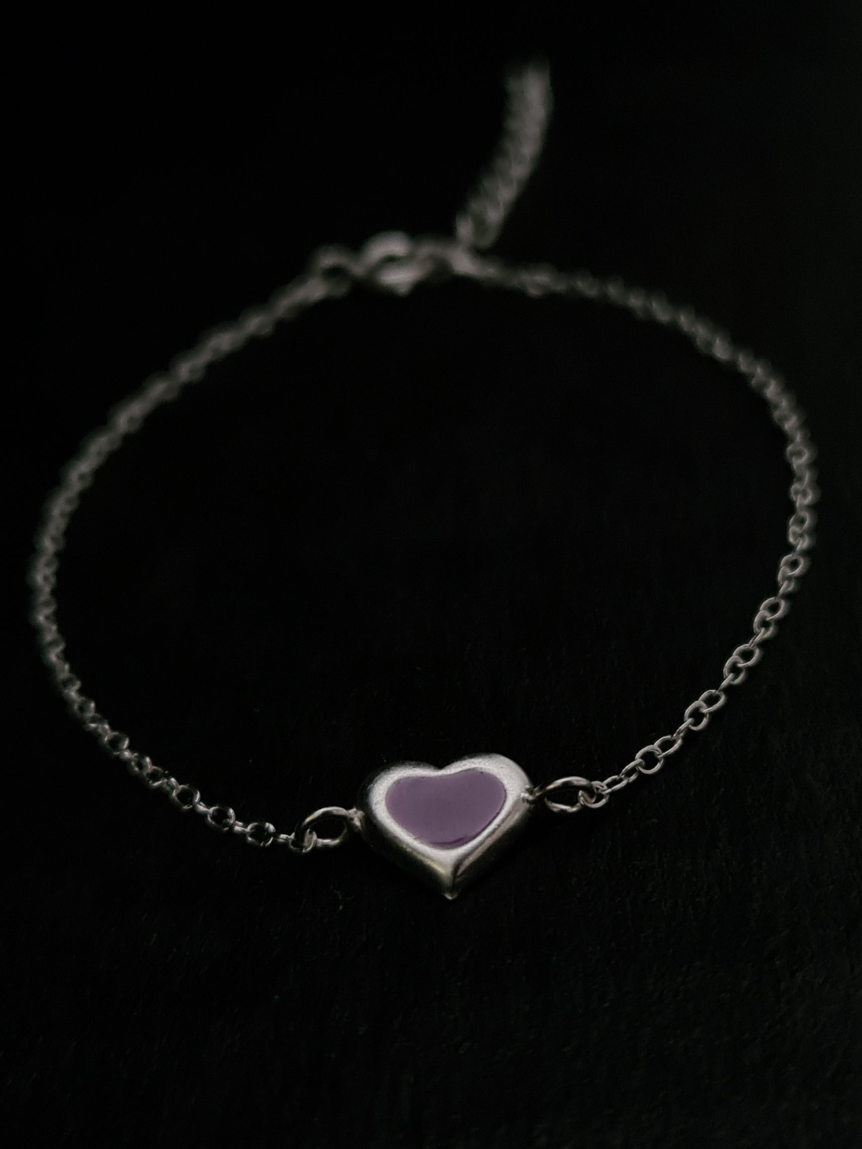 Silver Heart Bracelet