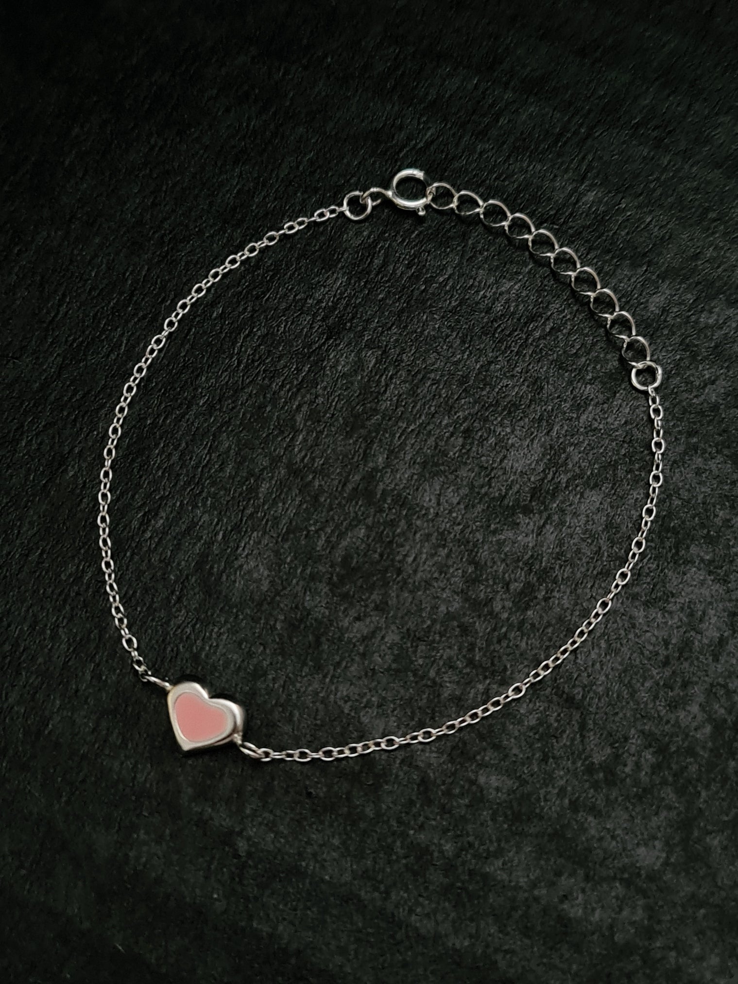 Silver Heart Bracelet