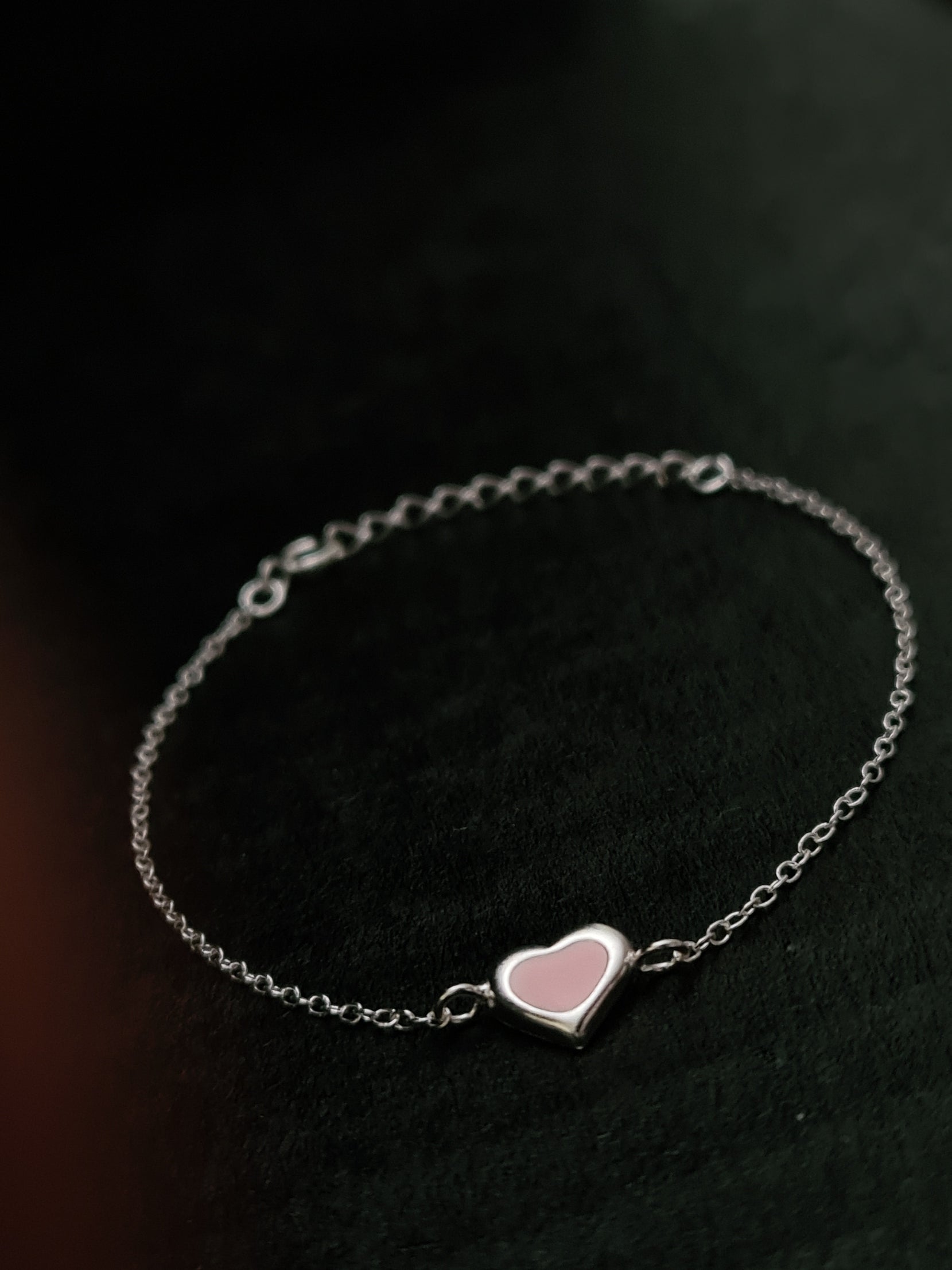 Silver Heart Bracelet