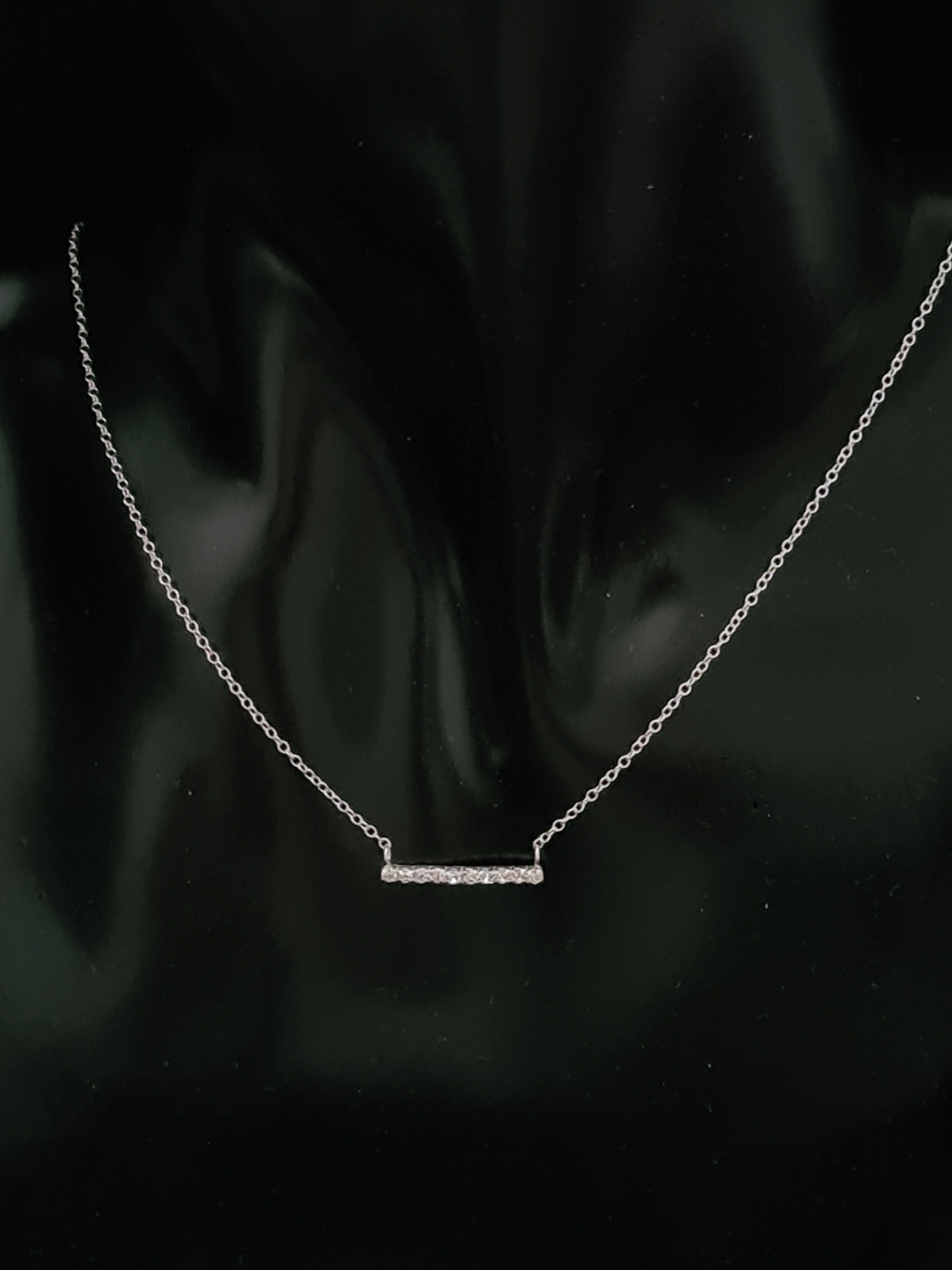 Silver Bar Necklace