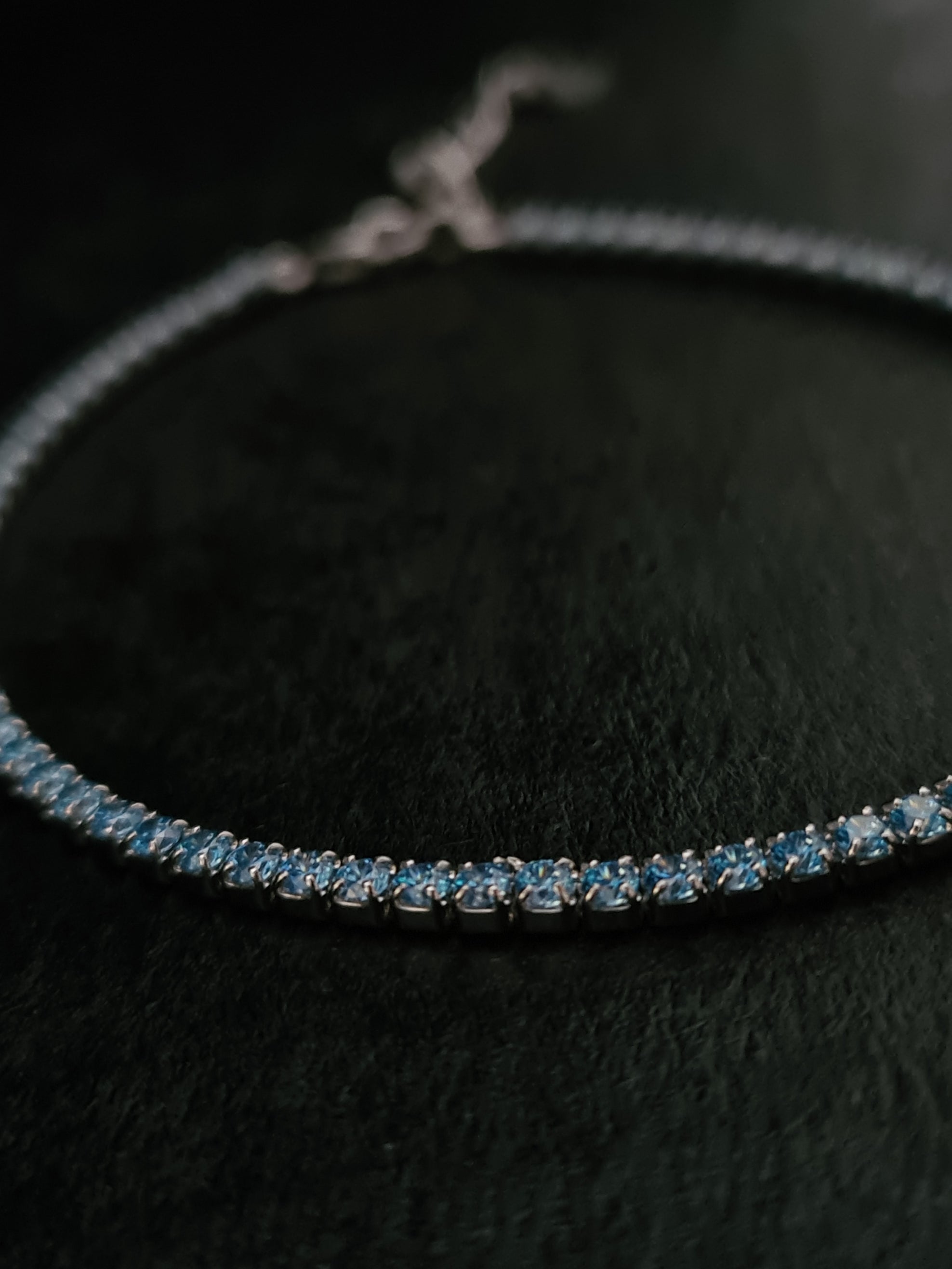 Silver Tennis Bracelet with 2mm Cubic Zirconia