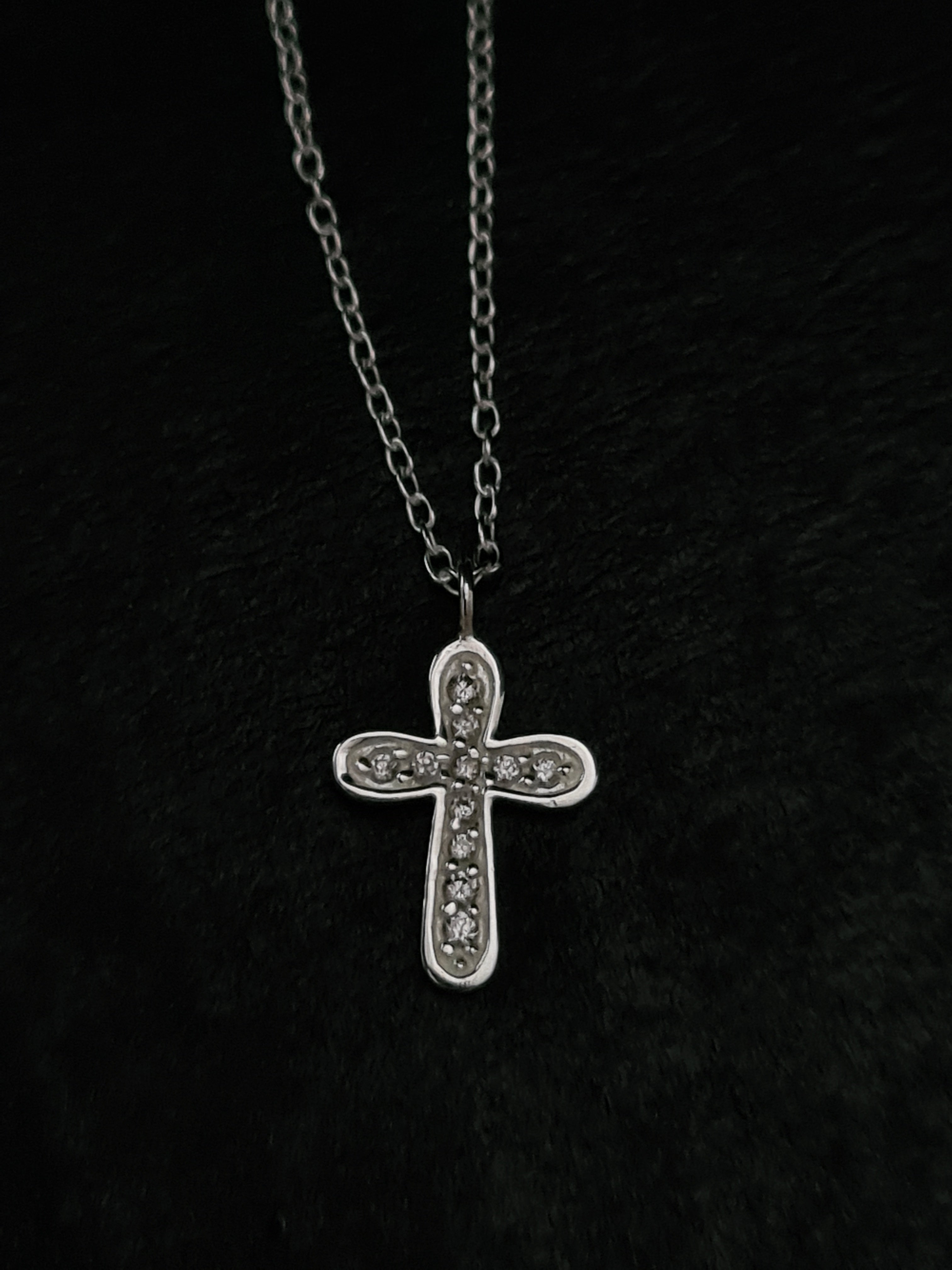 Silver Cross Necklace